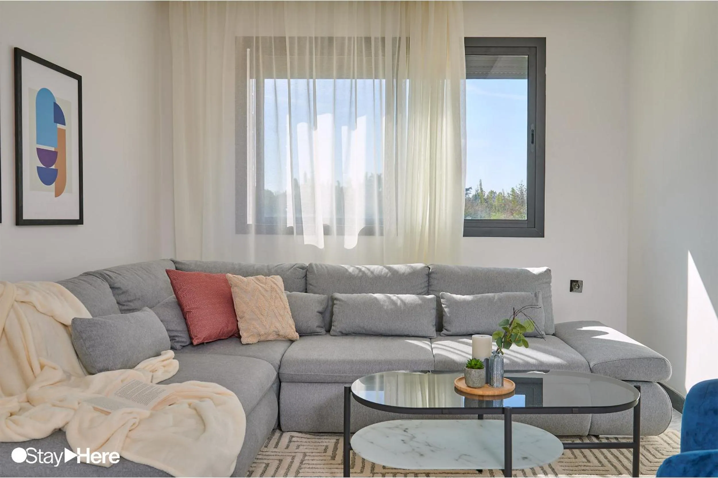 Living room in Stayhere Rabat - Hay Riad - Sophisticated Residence