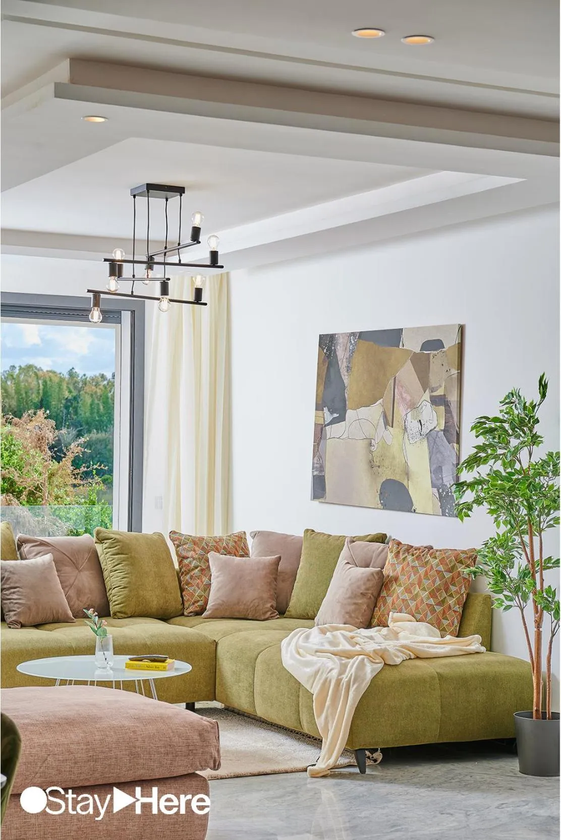 Living room in Stayhere Rabat - Hay Riad - Sophisticated Residence