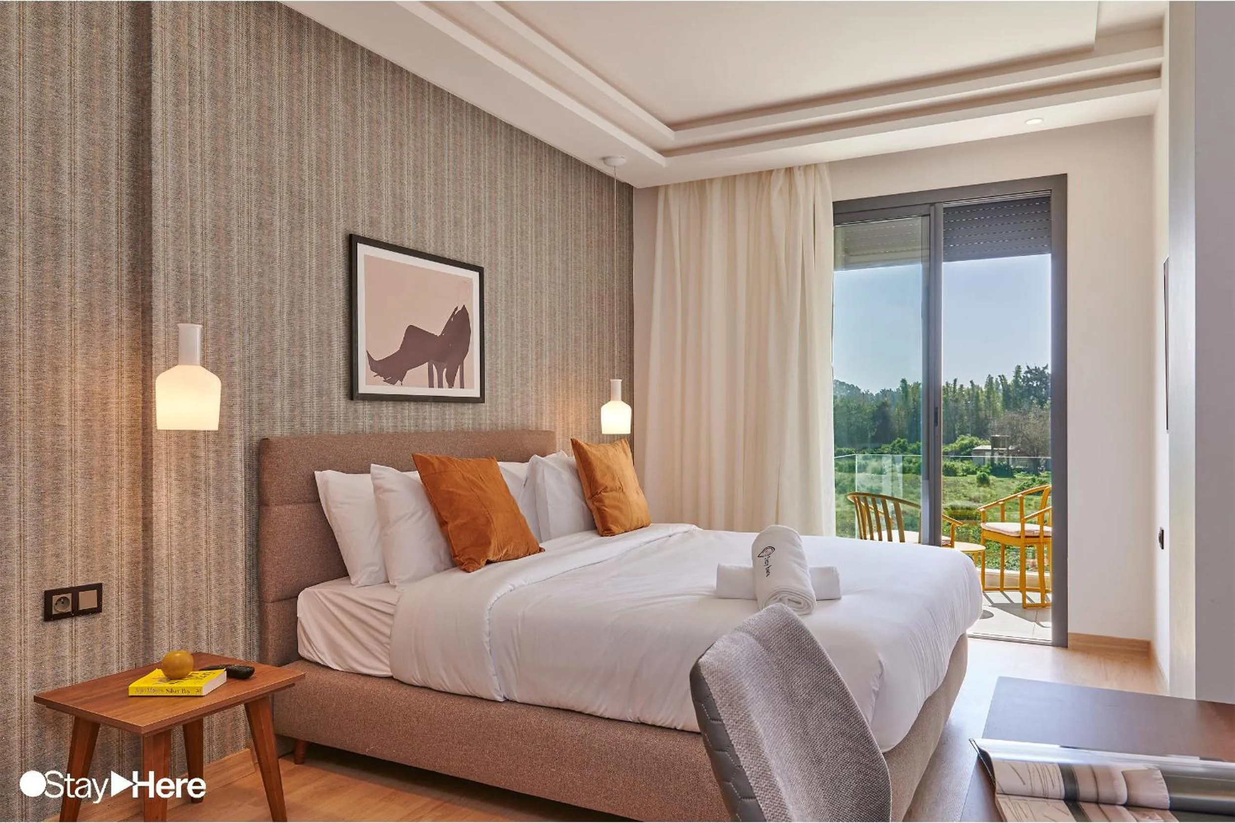 Bedroom, Bed in Stayhere Rabat - Hay Riad - Sophisticated Residence
