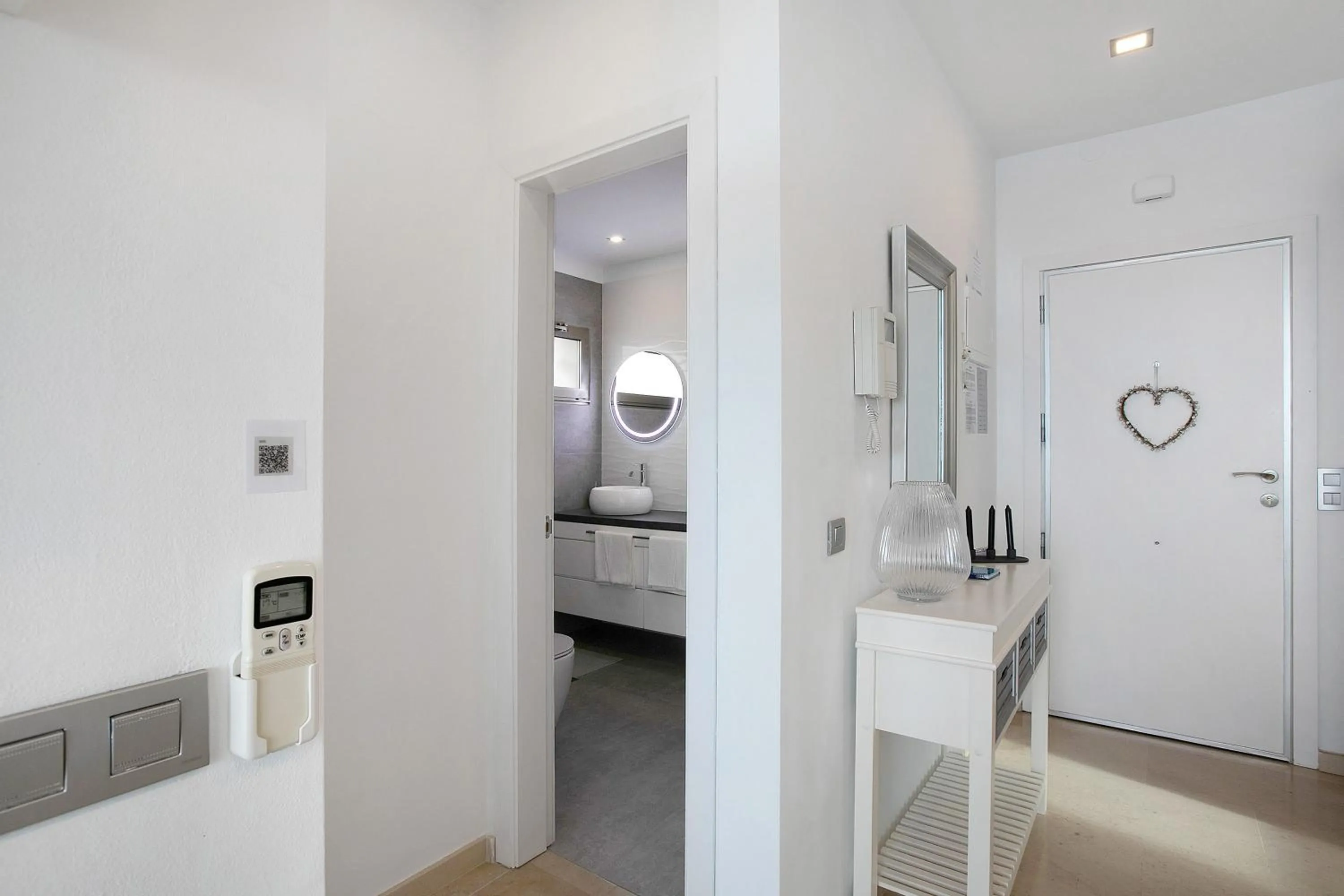 Bathroom, Bed in Mirador Terrazas del Mar