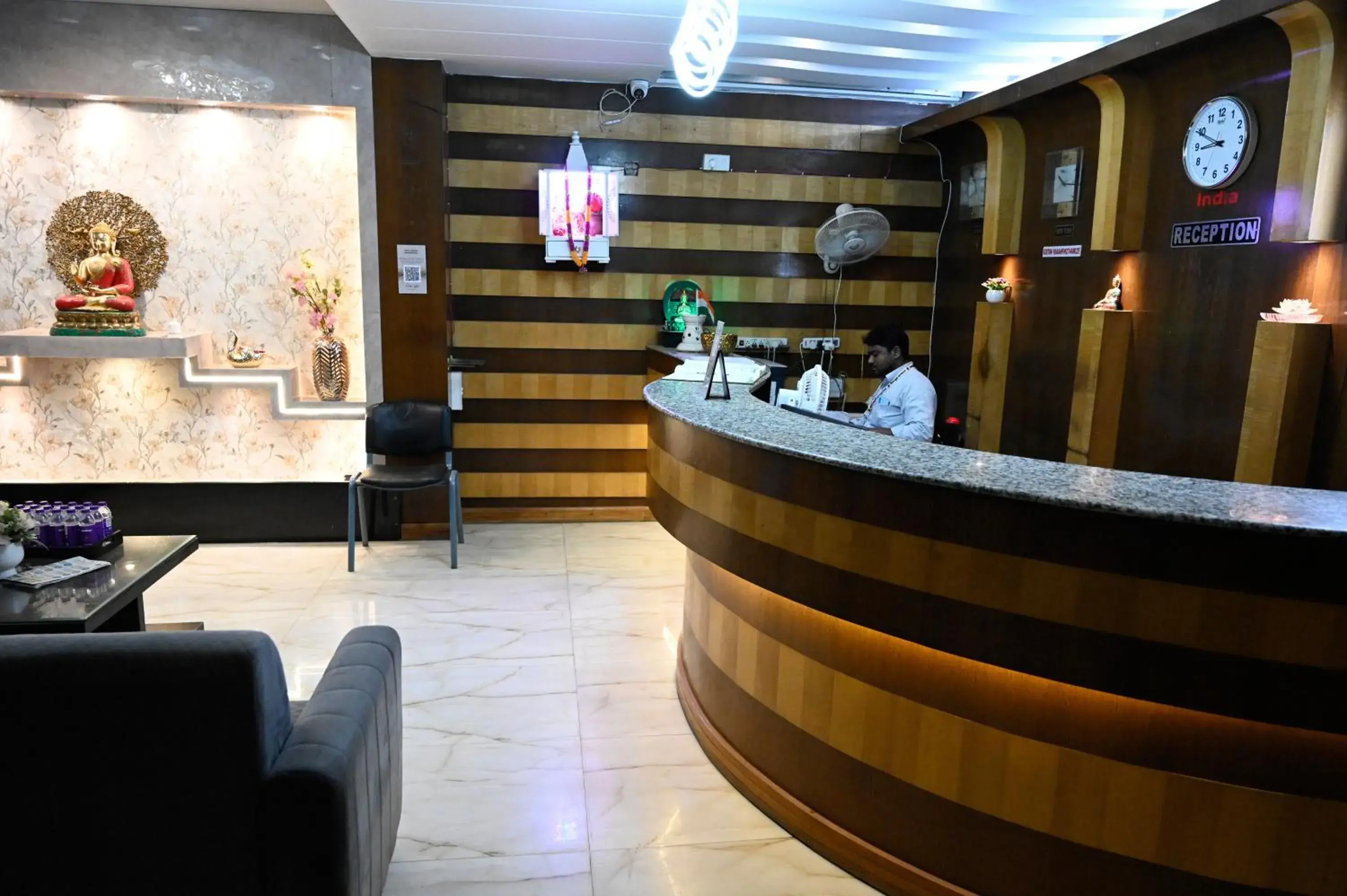 Lobby or reception in Hotel Buddha International Lobby or reception in Hotel Buddha International