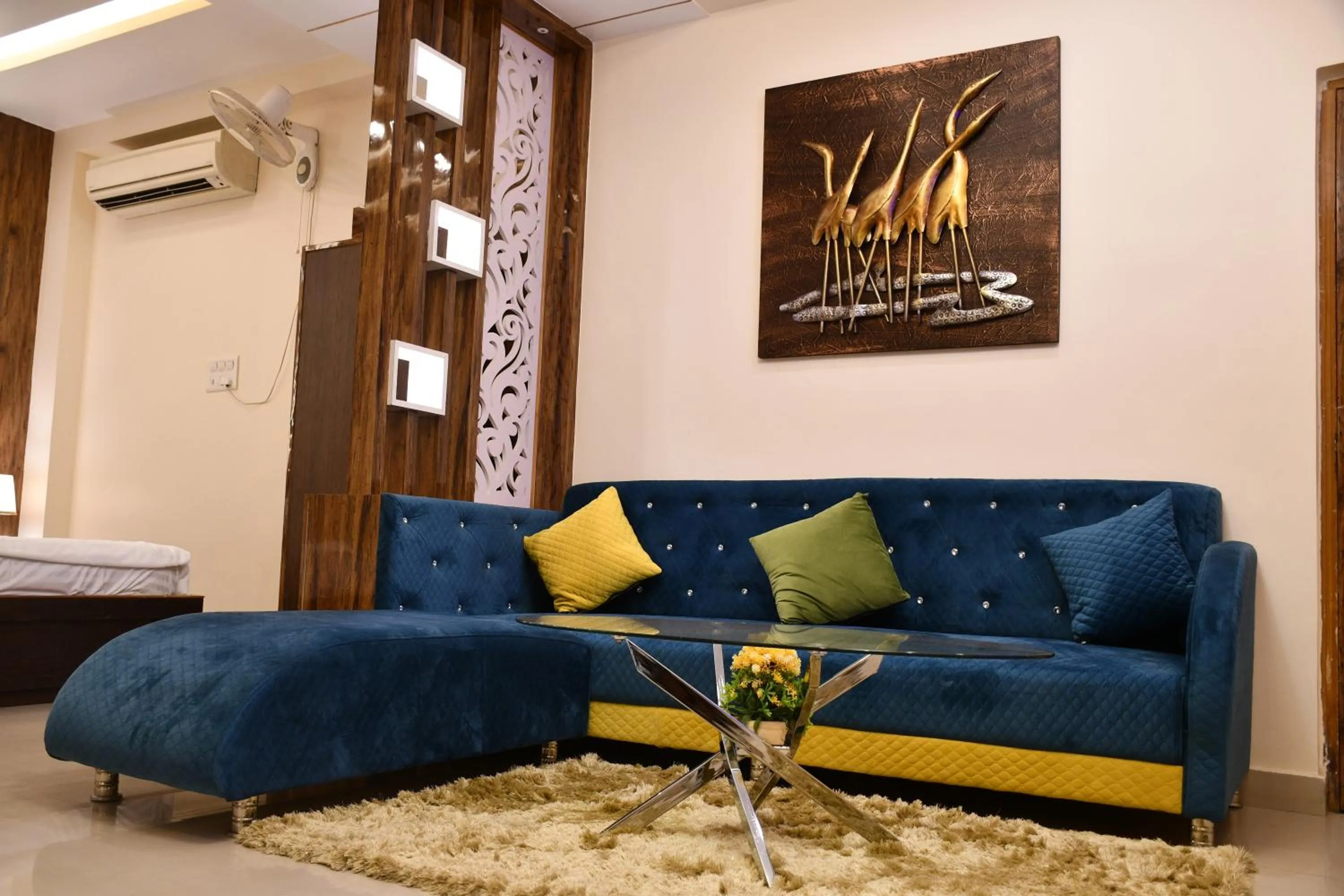 Living room in Hotel Buddha International