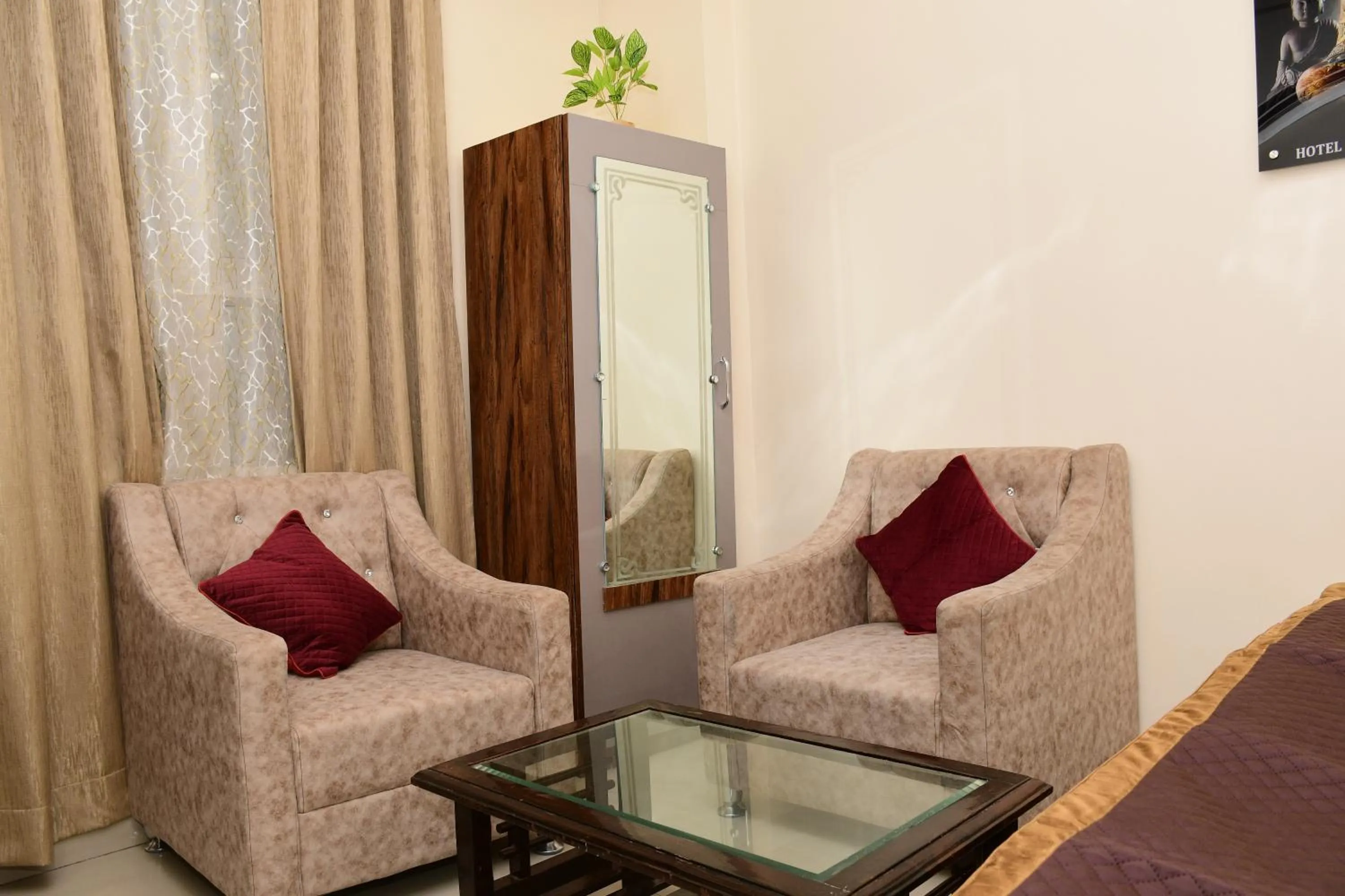 Living room in Hotel Buddha International