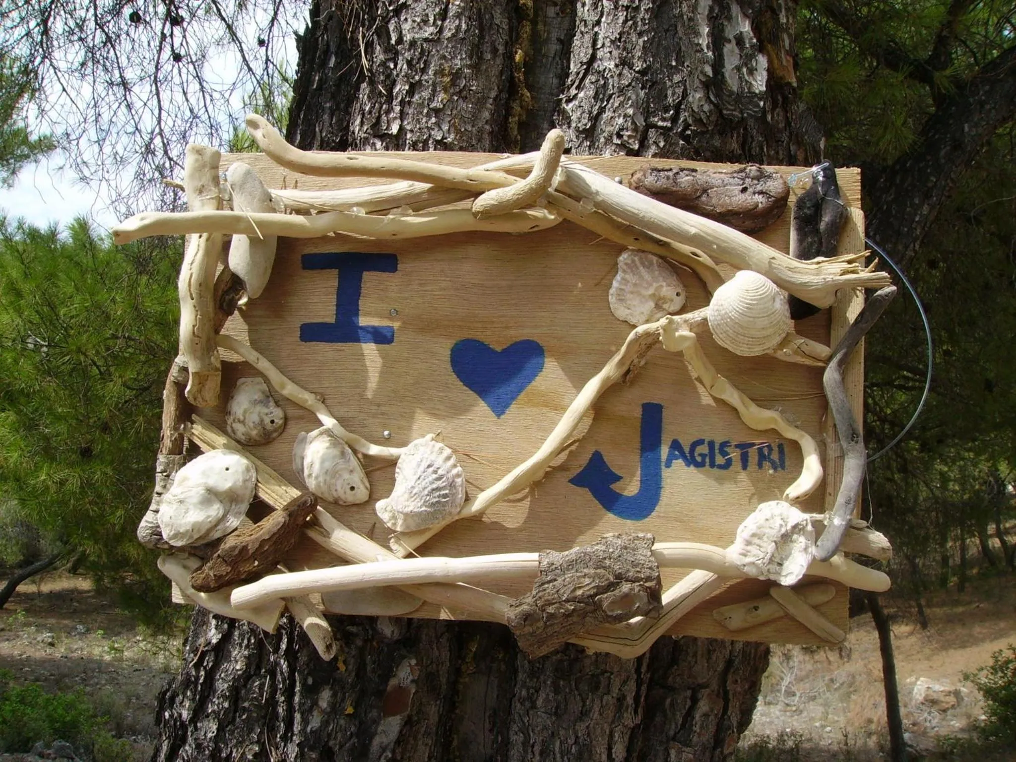 Decorative detail in Hotel Andreas - Agistri (Skala)