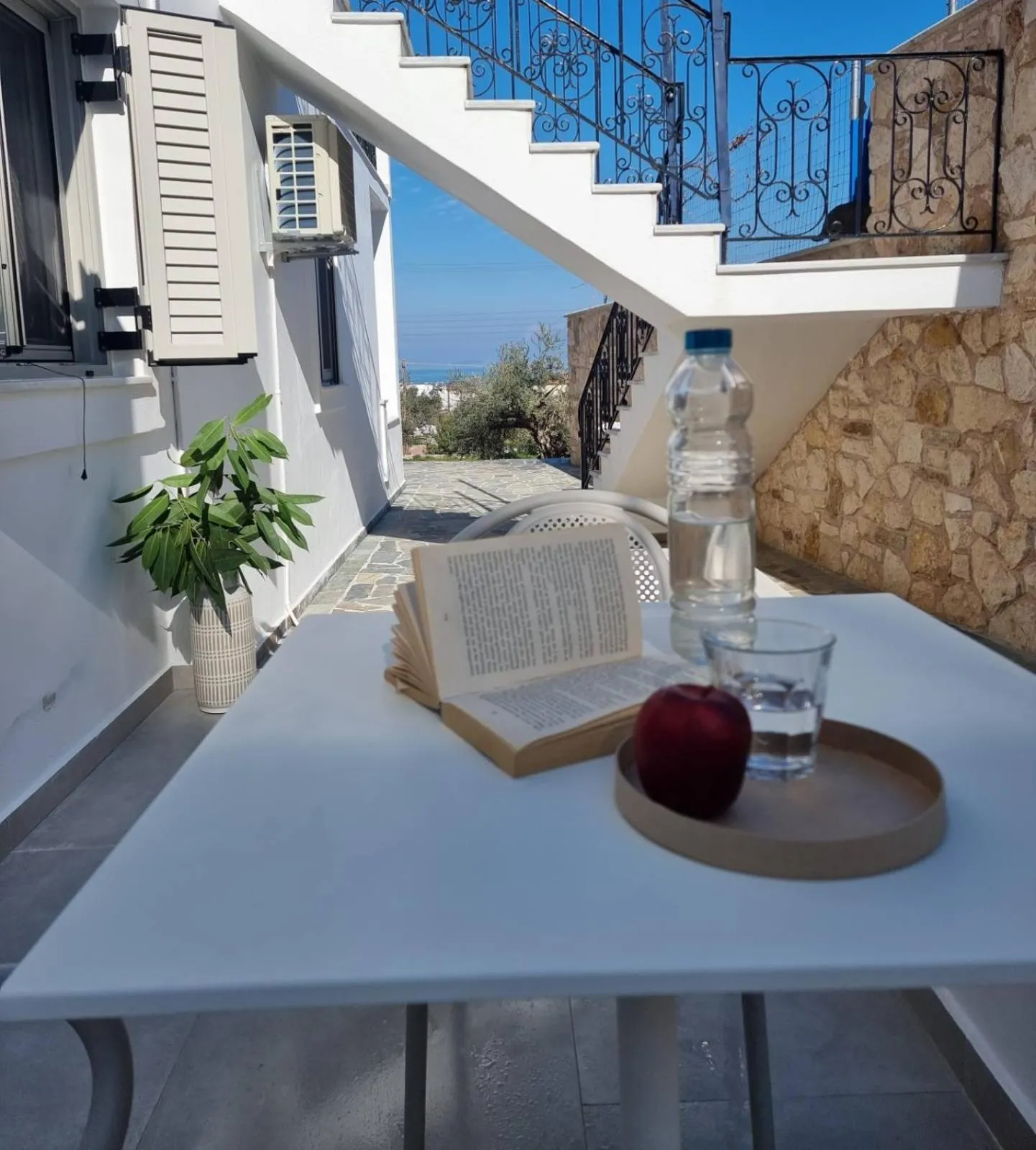 Balcony/Terrace in Hotel Andreas - Agistri (Skala)