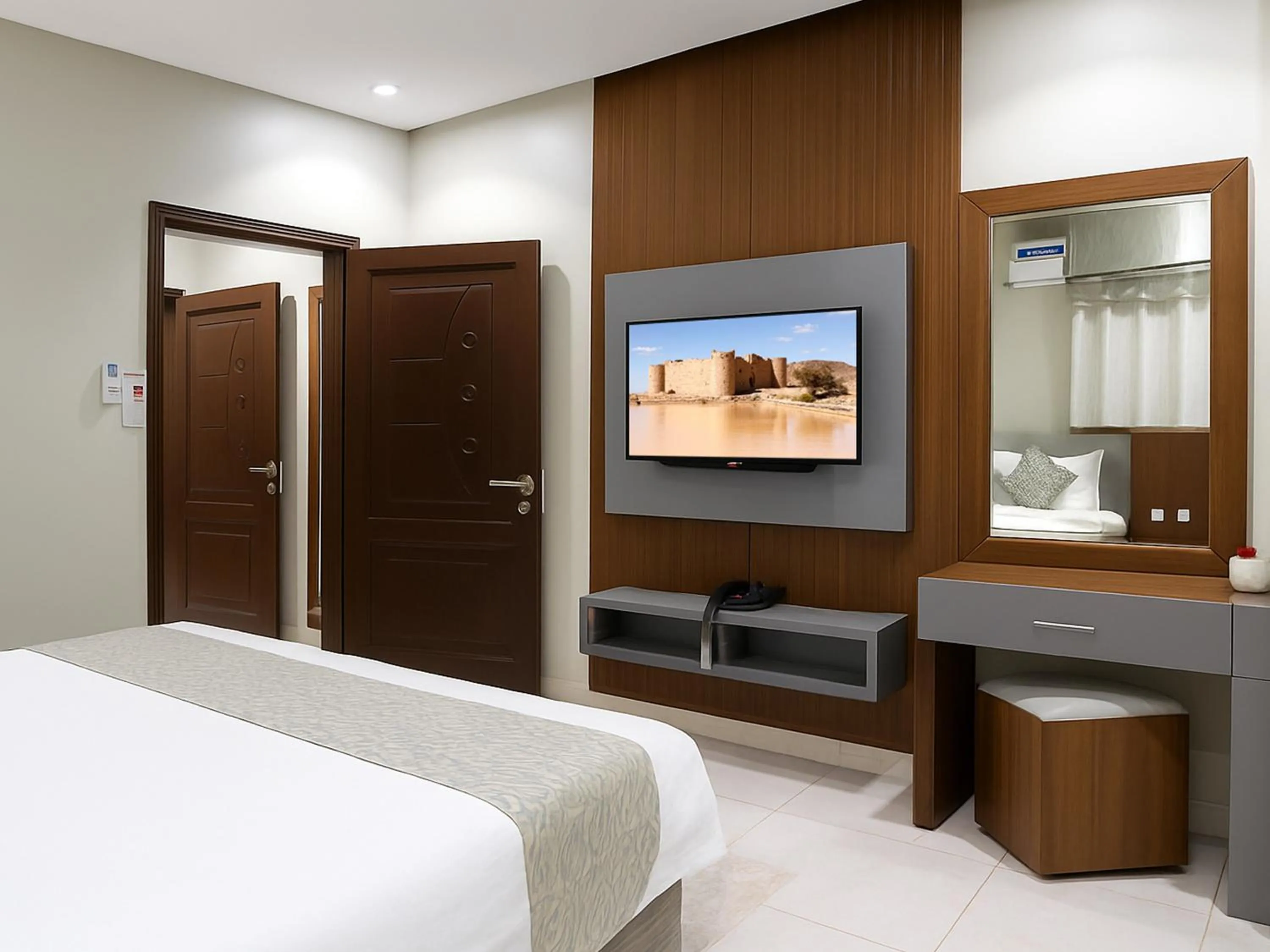 Bed in Al Alamein Suites
