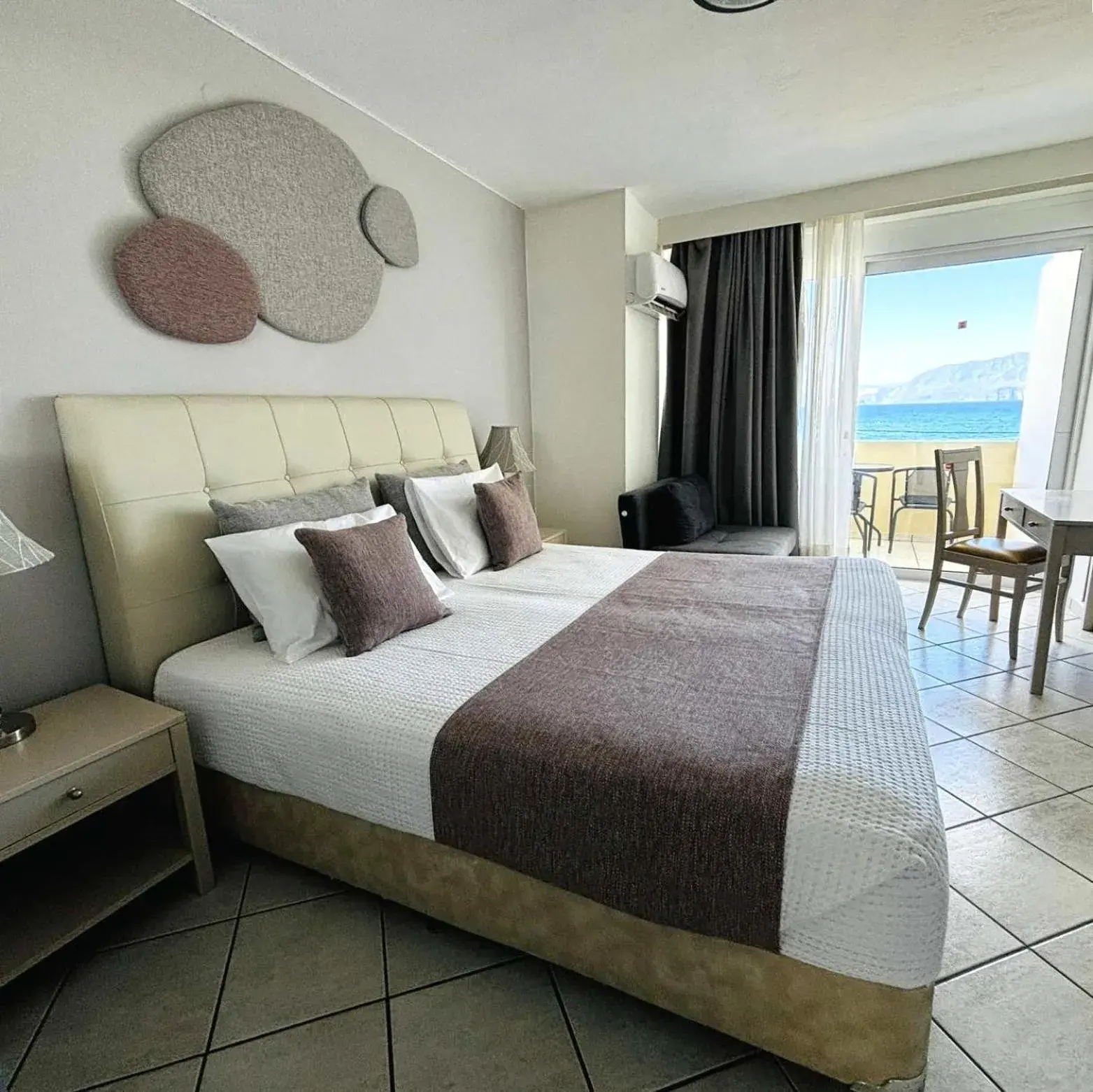 Balcony/Terrace, Bed in Faedra Beach Balcony/Terrace, Bed in Faedra Beach