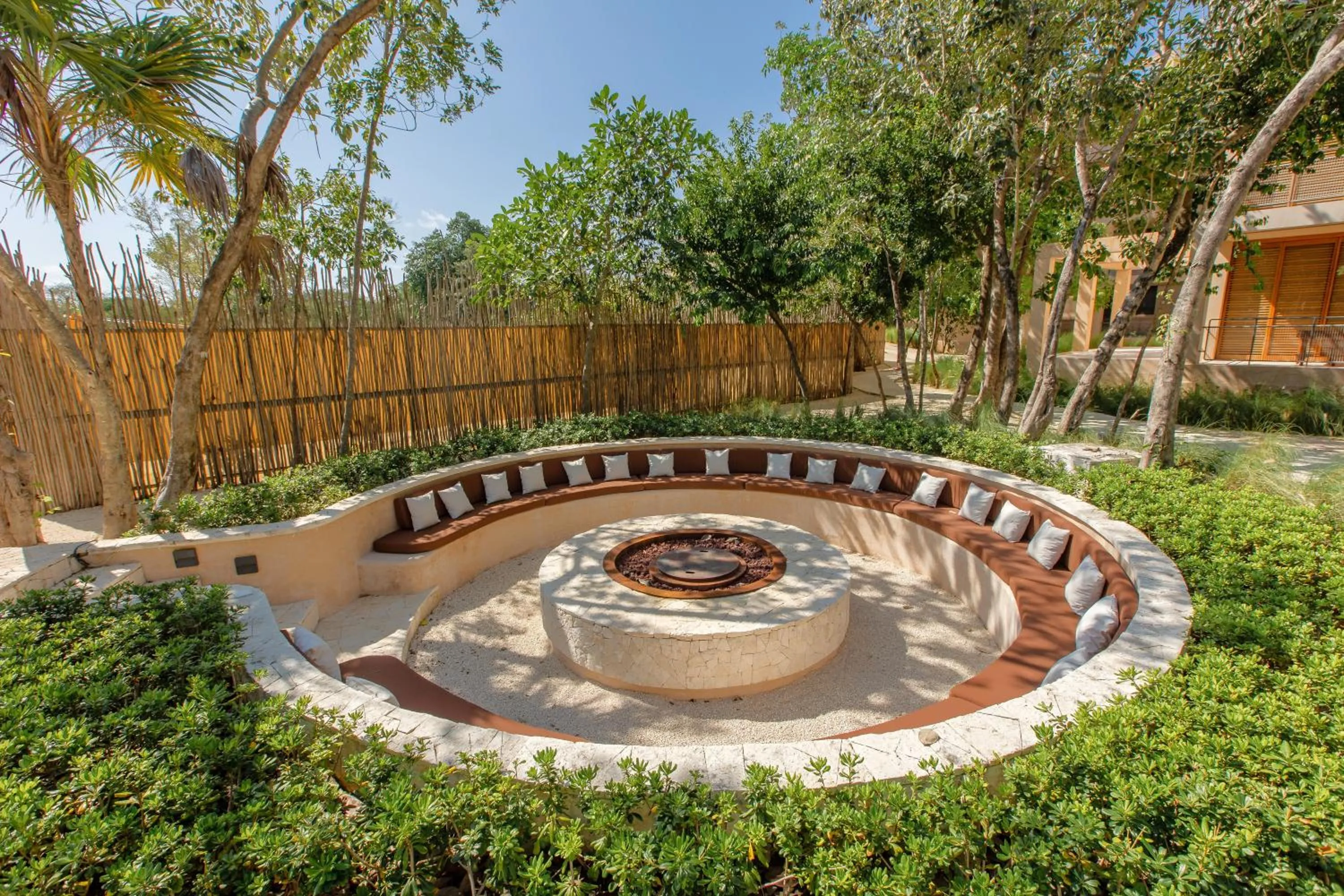Patio in Lumina at The Village Luxury Residences in Corasol