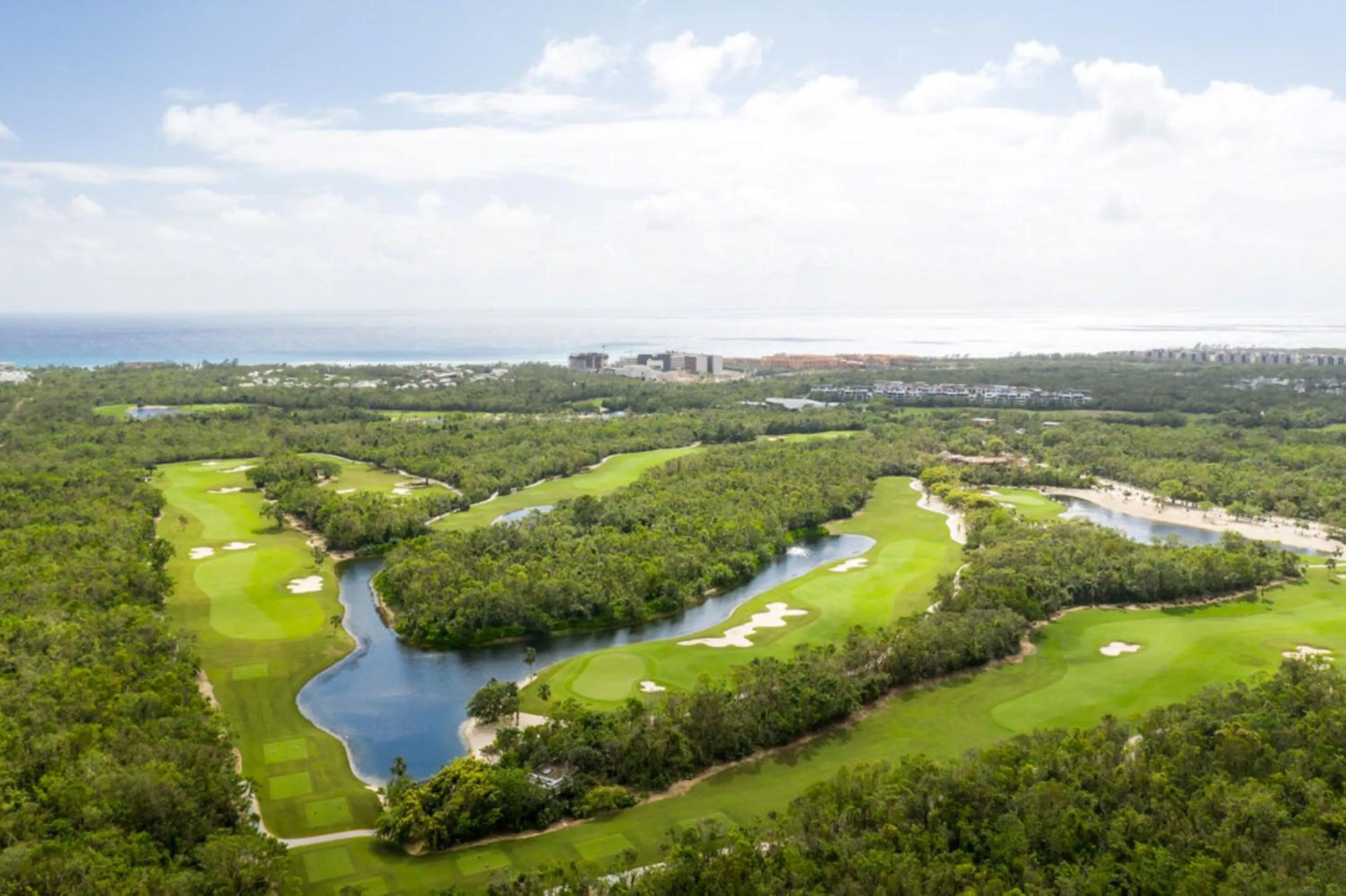 Golfcourse in Lumina at The Village Luxury Residences in Corasol