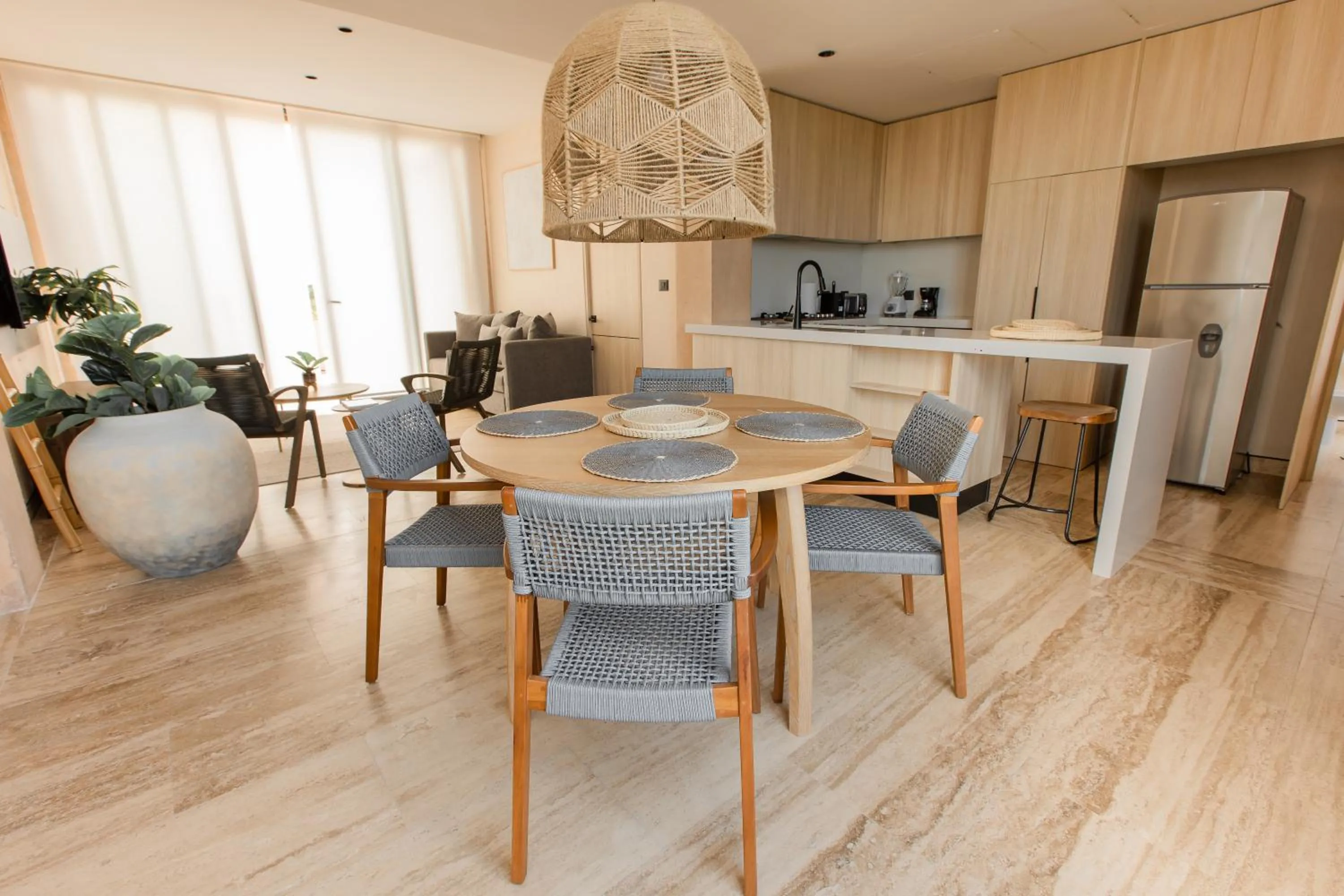 Kitchen or kitchenette in Lumina at The Village Luxury Residences in Corasol