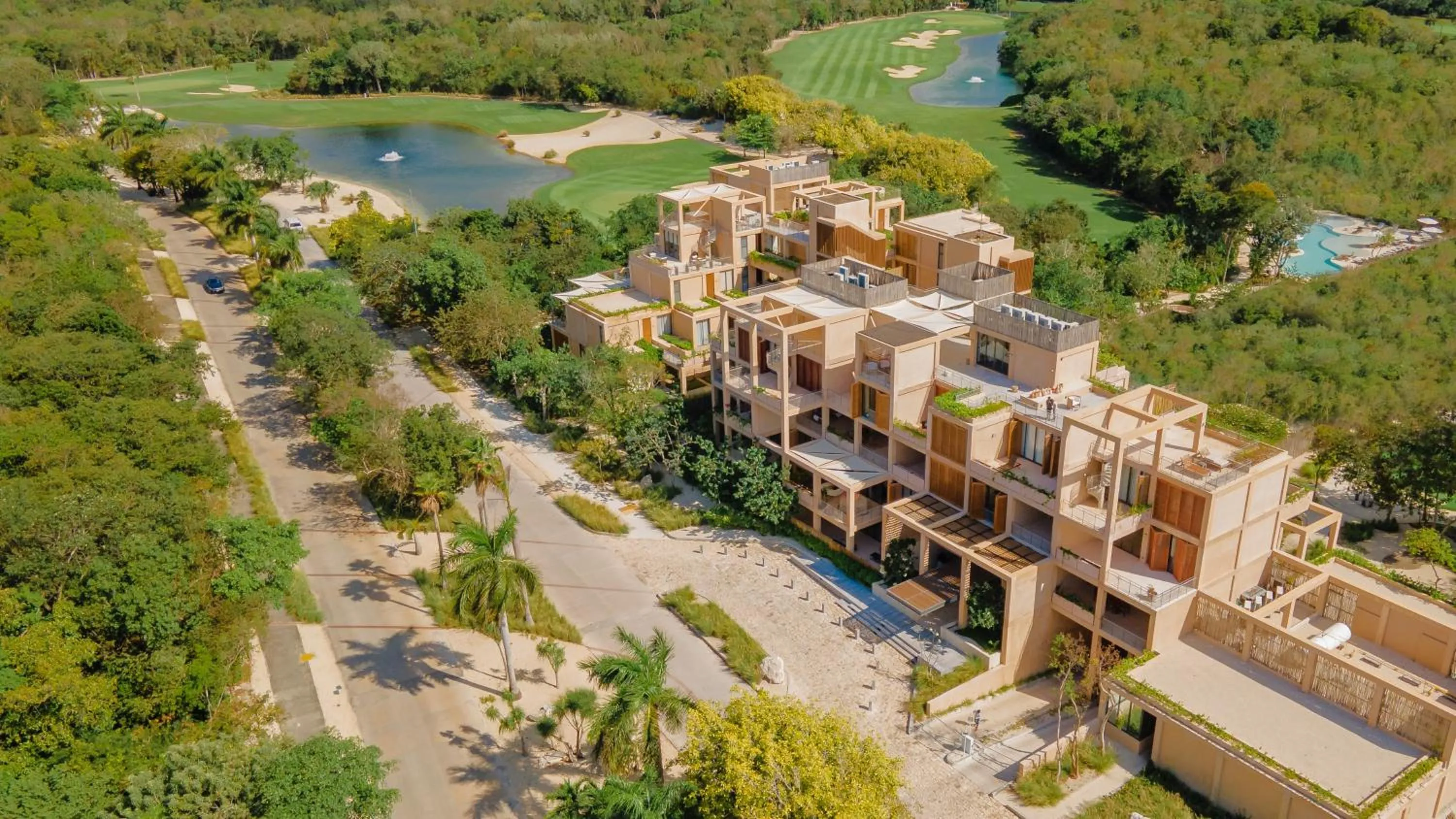 Bird's eye view in Lumina at The Village Luxury Residences in Corasol