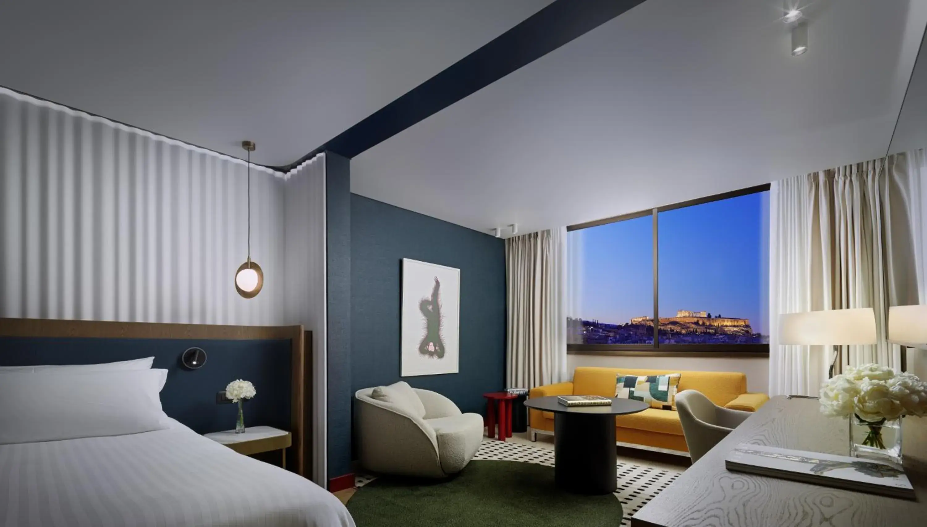 View (from property/room), Bed in Athenaeum Intercontinental by IHG View (from property/room), Bed in Athenaeum Intercontinental by IHG