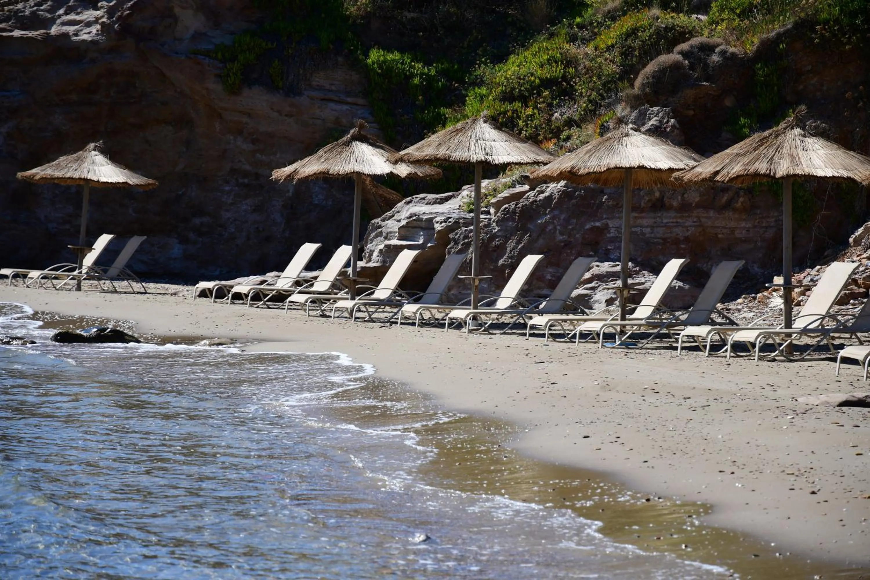 Beach in Erytha Hotel & Resort Chios