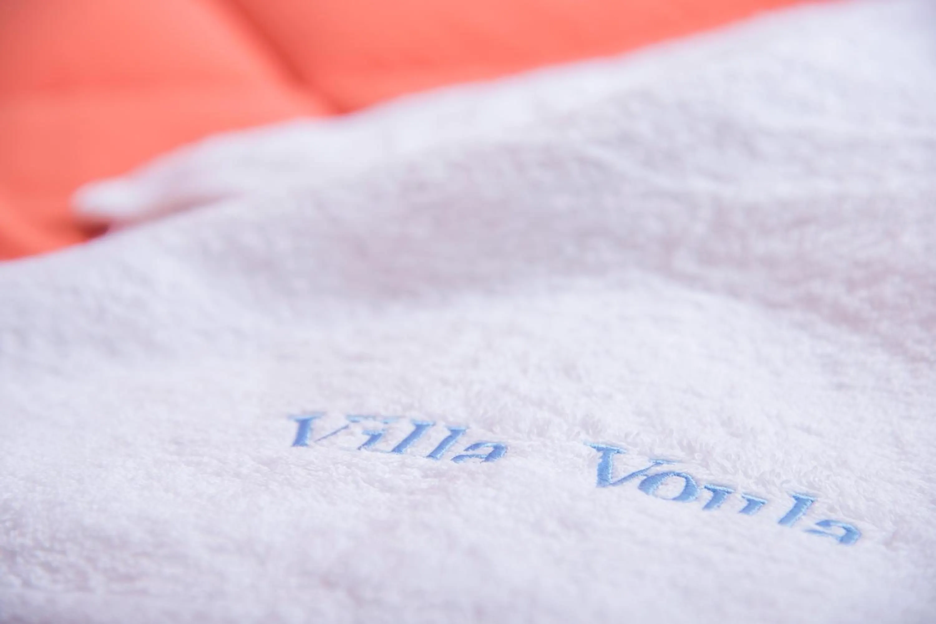 Text overlay in Villa Voula