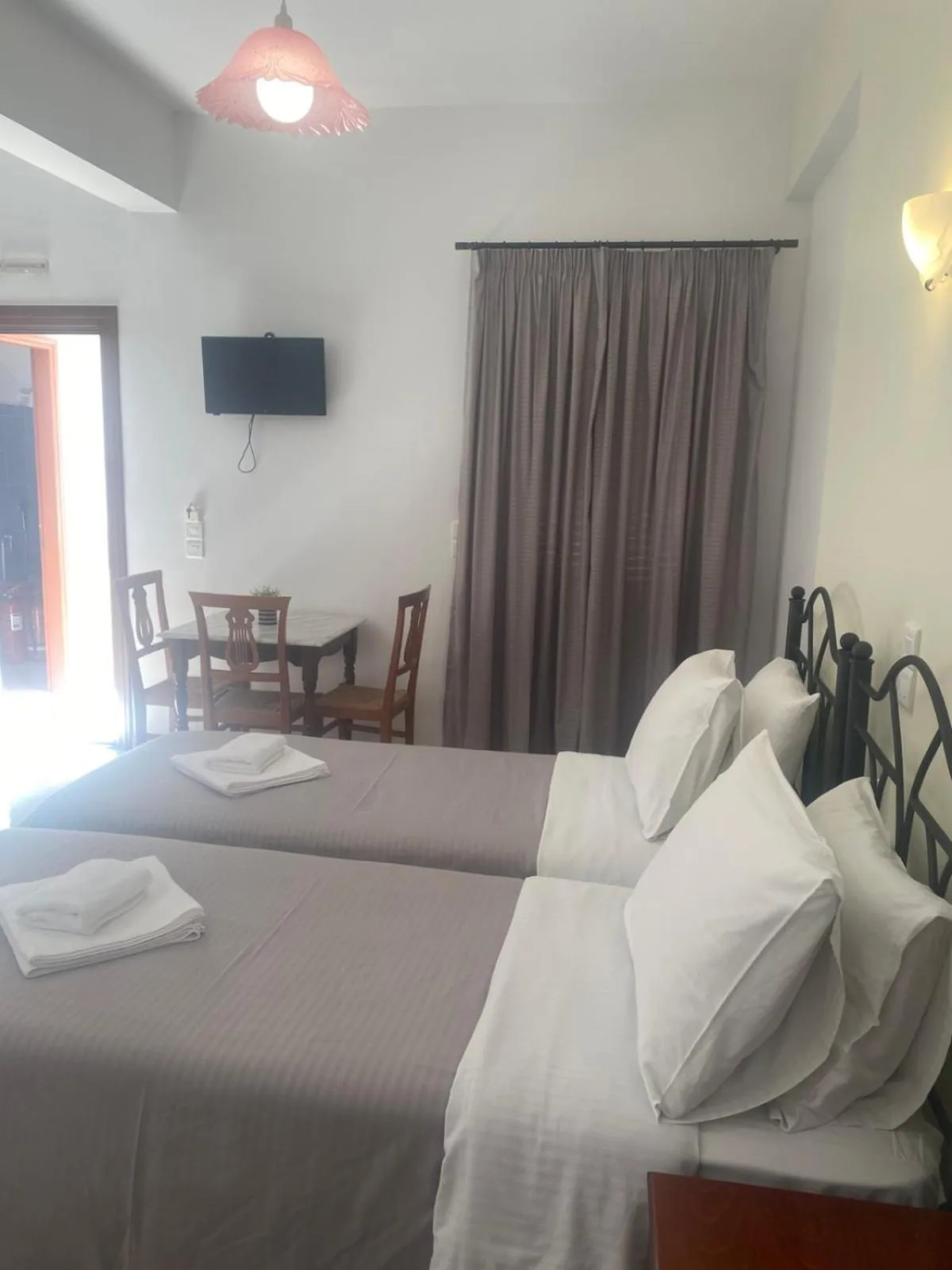 Balcony/Terrace, Bed in Villa Voula