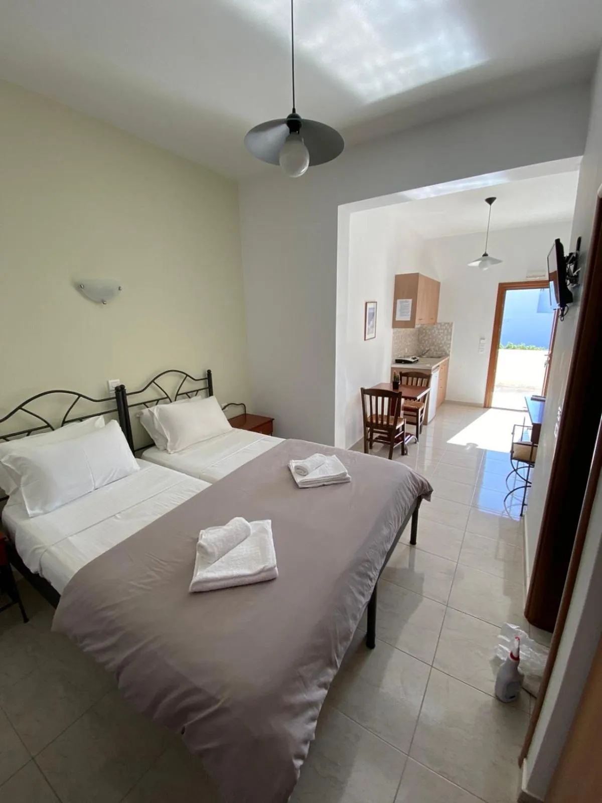 Balcony/Terrace, Bed in Villa Voula