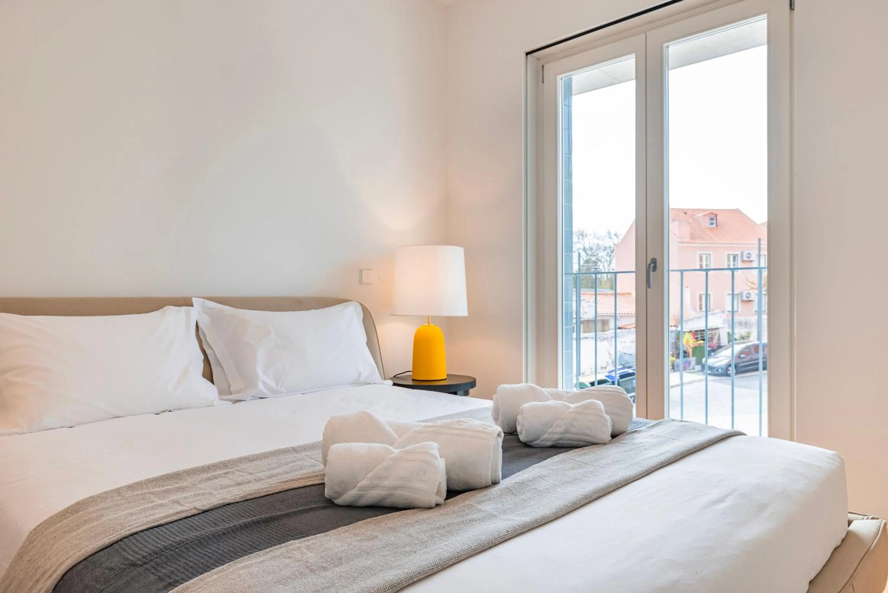 Bed in Unique Belém 1BDR Apartment by LovelyStay