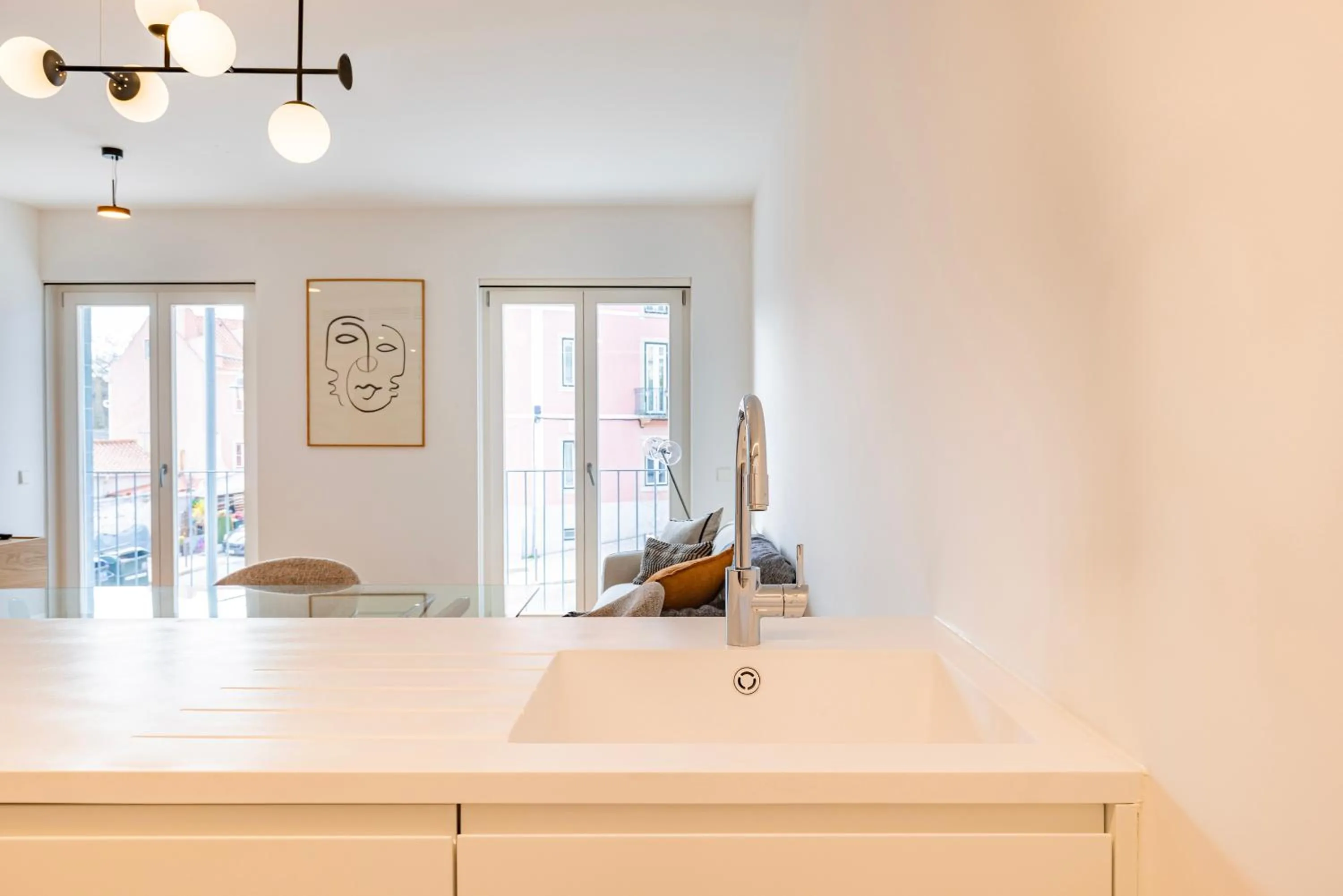 Kitchen or kitchenette in Unique Belém 1BDR Apartment by LovelyStay