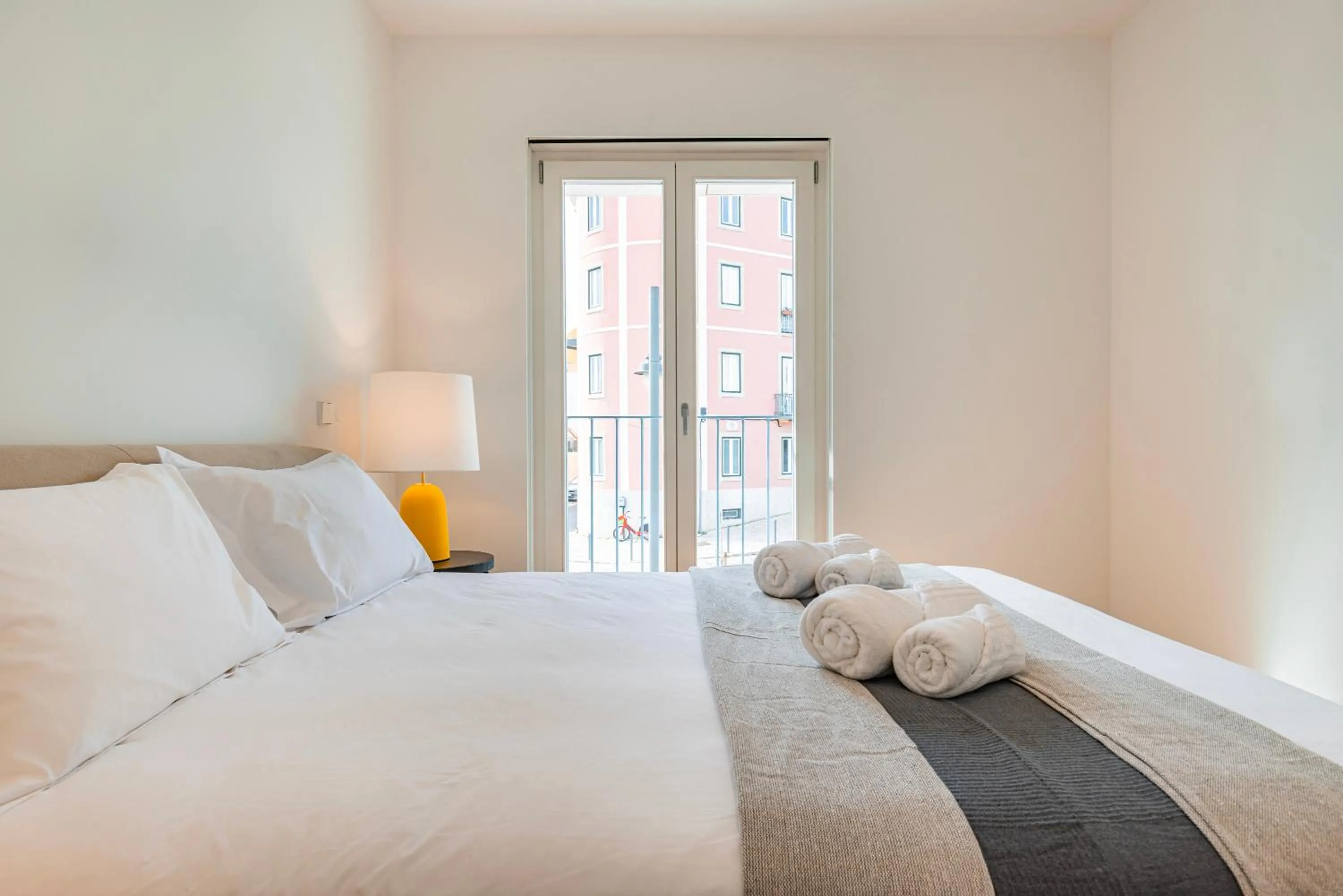Bed in Unique Belém 1BDR Apartment by LovelyStay