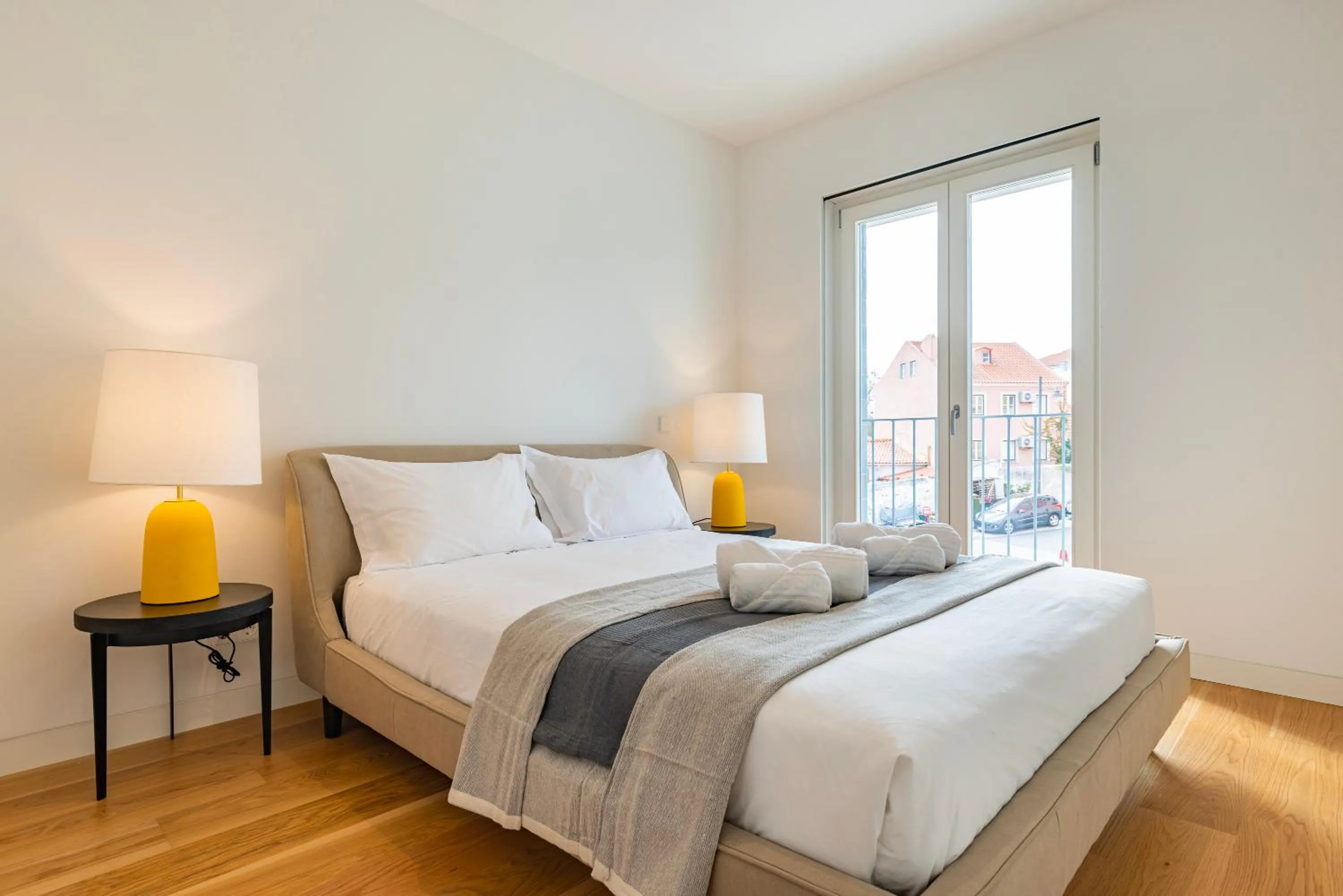 Bed in Unique Belém 1BDR Apartment by LovelyStay