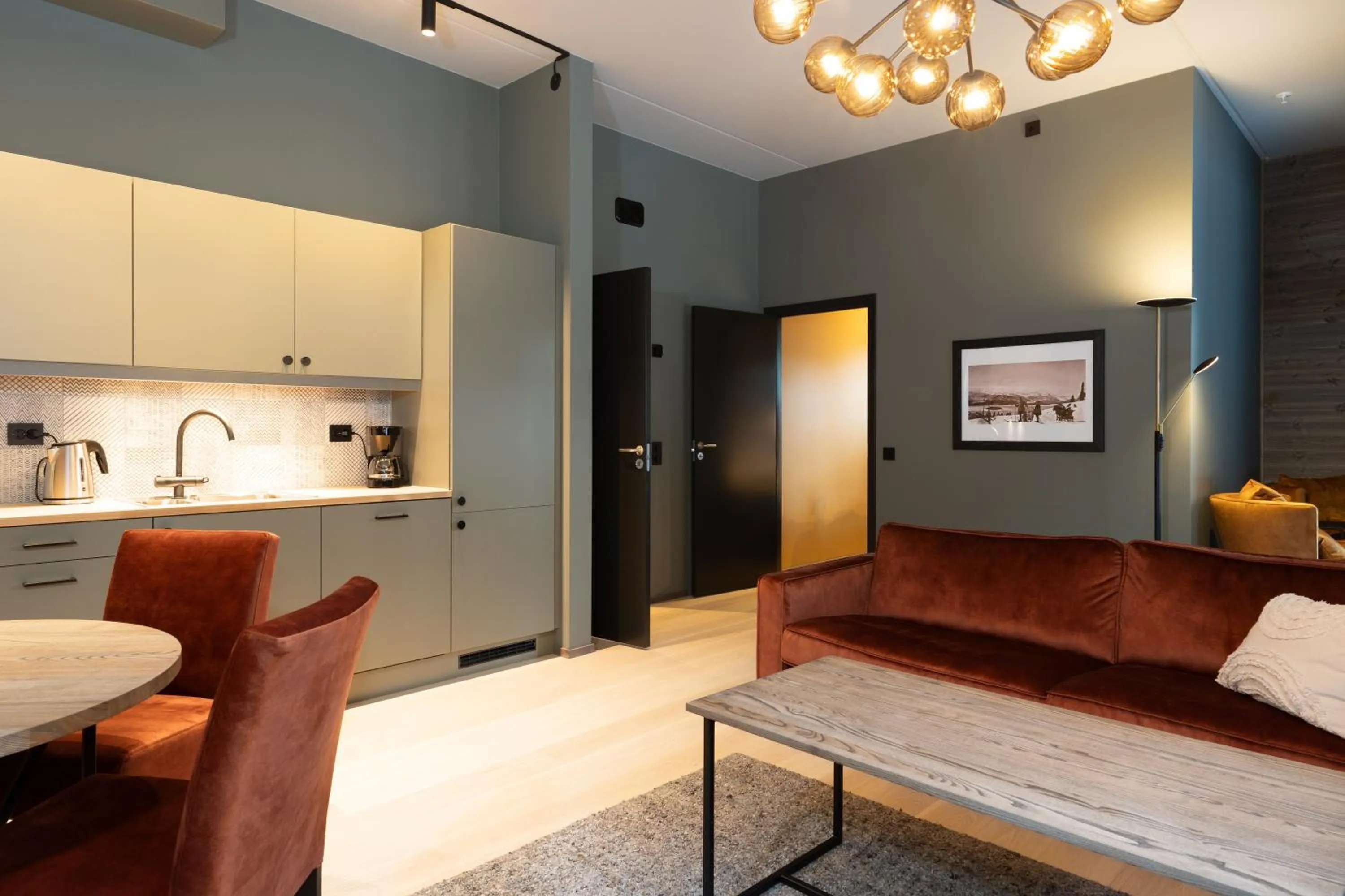 Coffee/tea facilities in Riddergaarden Leiligheter