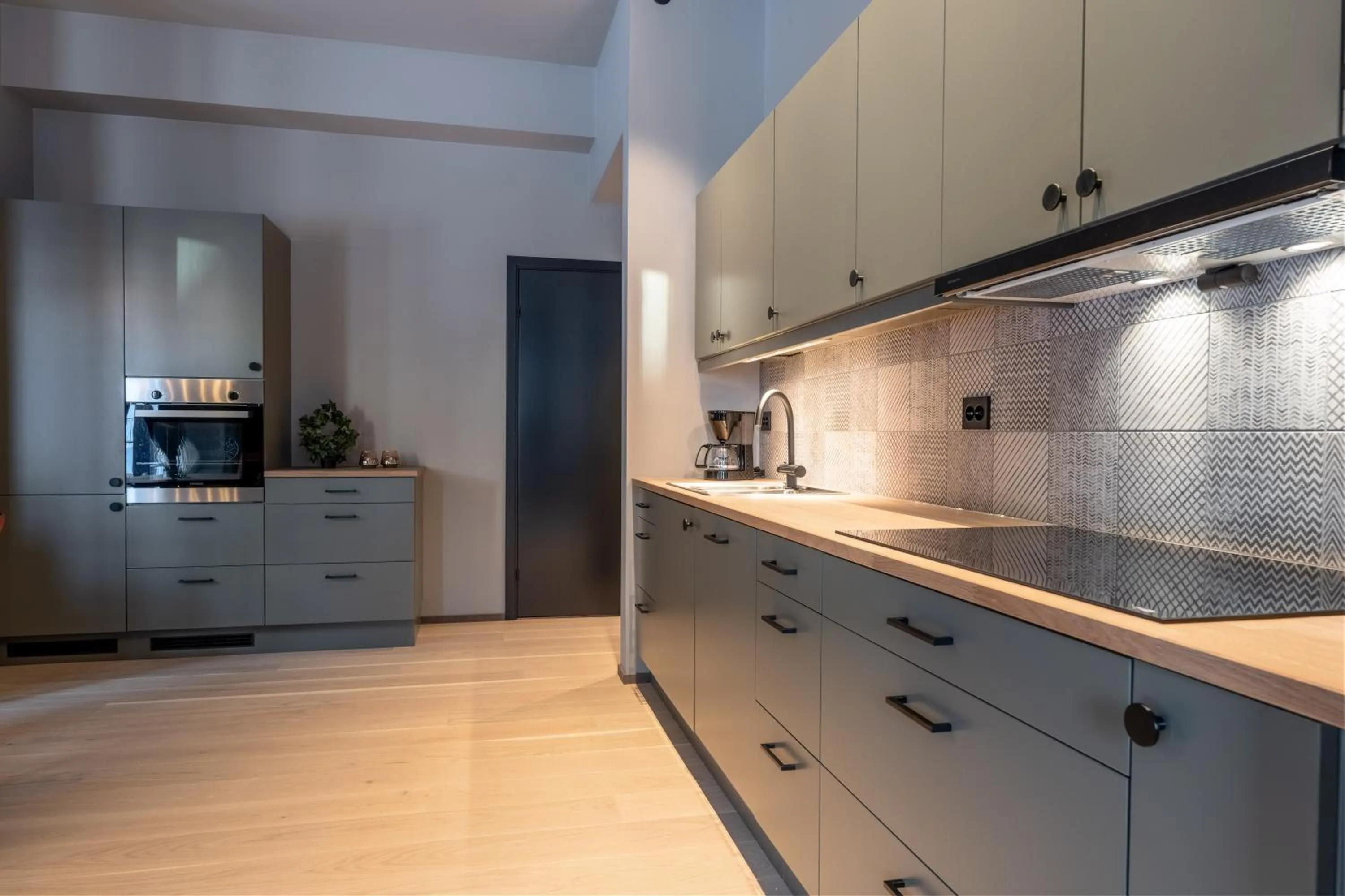 Kitchen or kitchenette in Riddergaarden Leiligheter