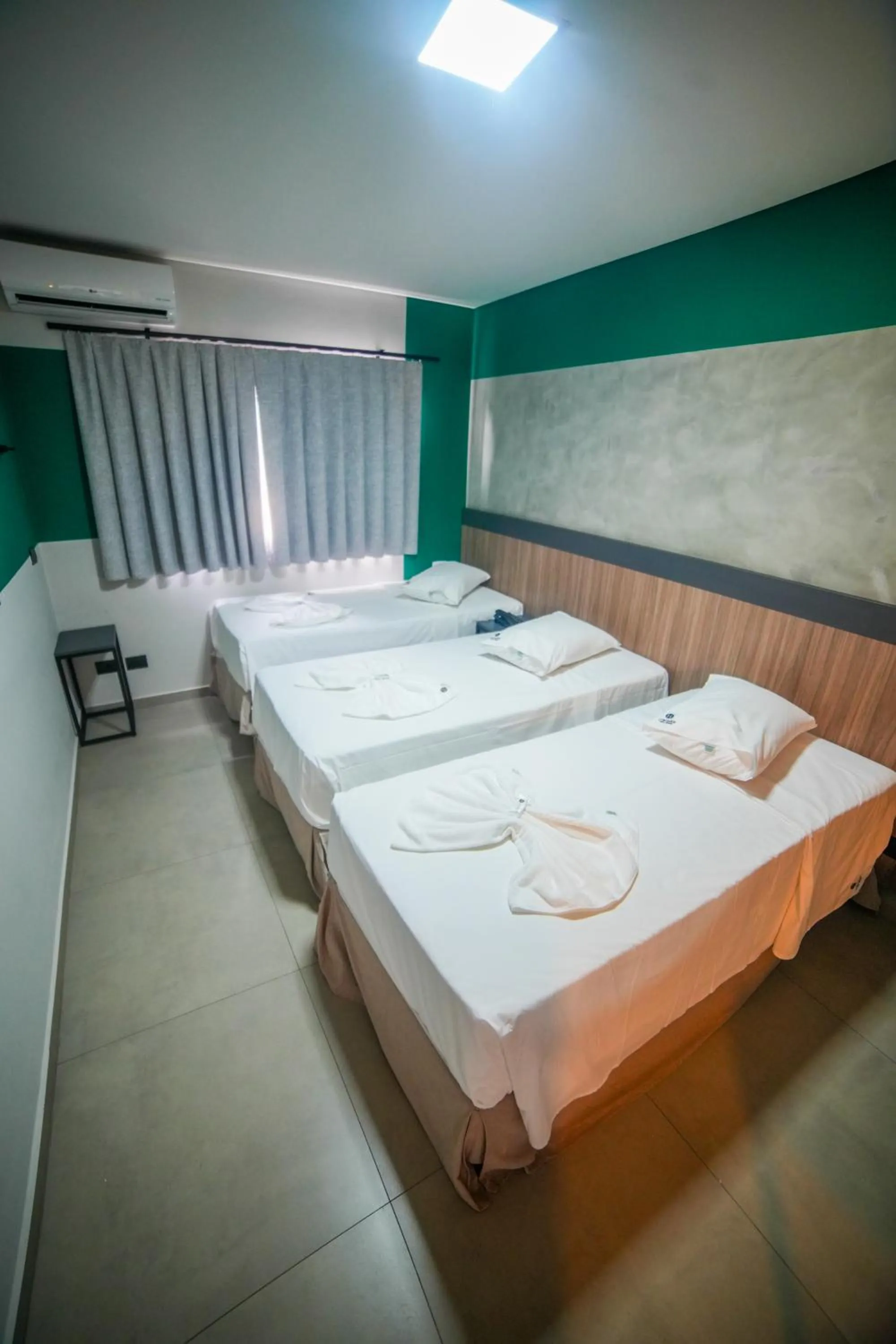 Bed in Hotel Coroados Foz Express