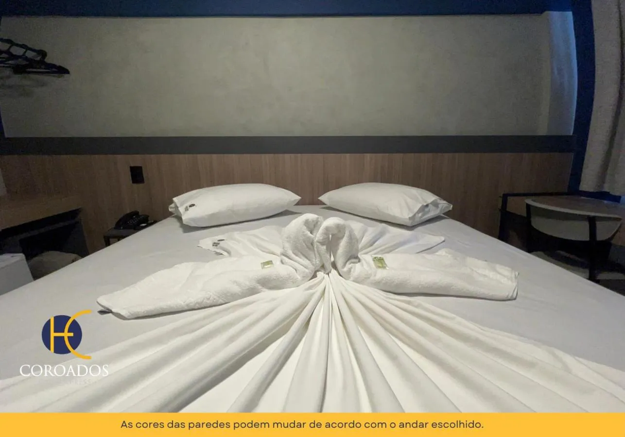 Bed in Hotel Coroados Foz Express