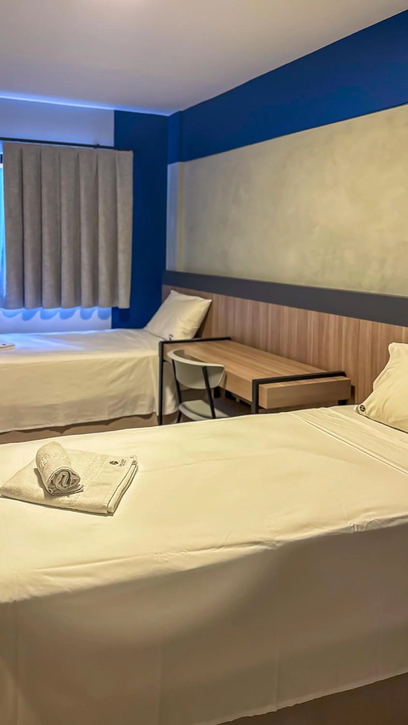 Bedroom, Bed in Hotel Coroados Foz Express