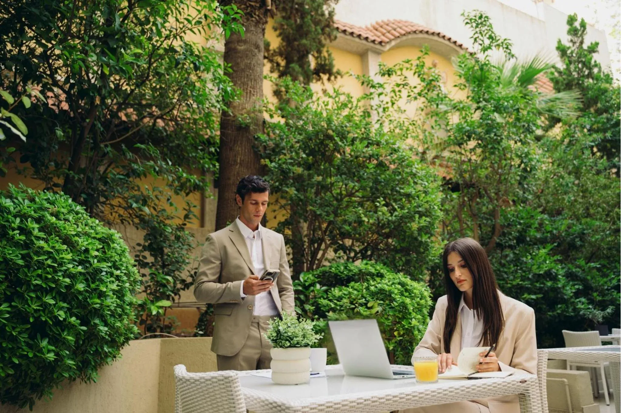 Garden in Novotel Athens