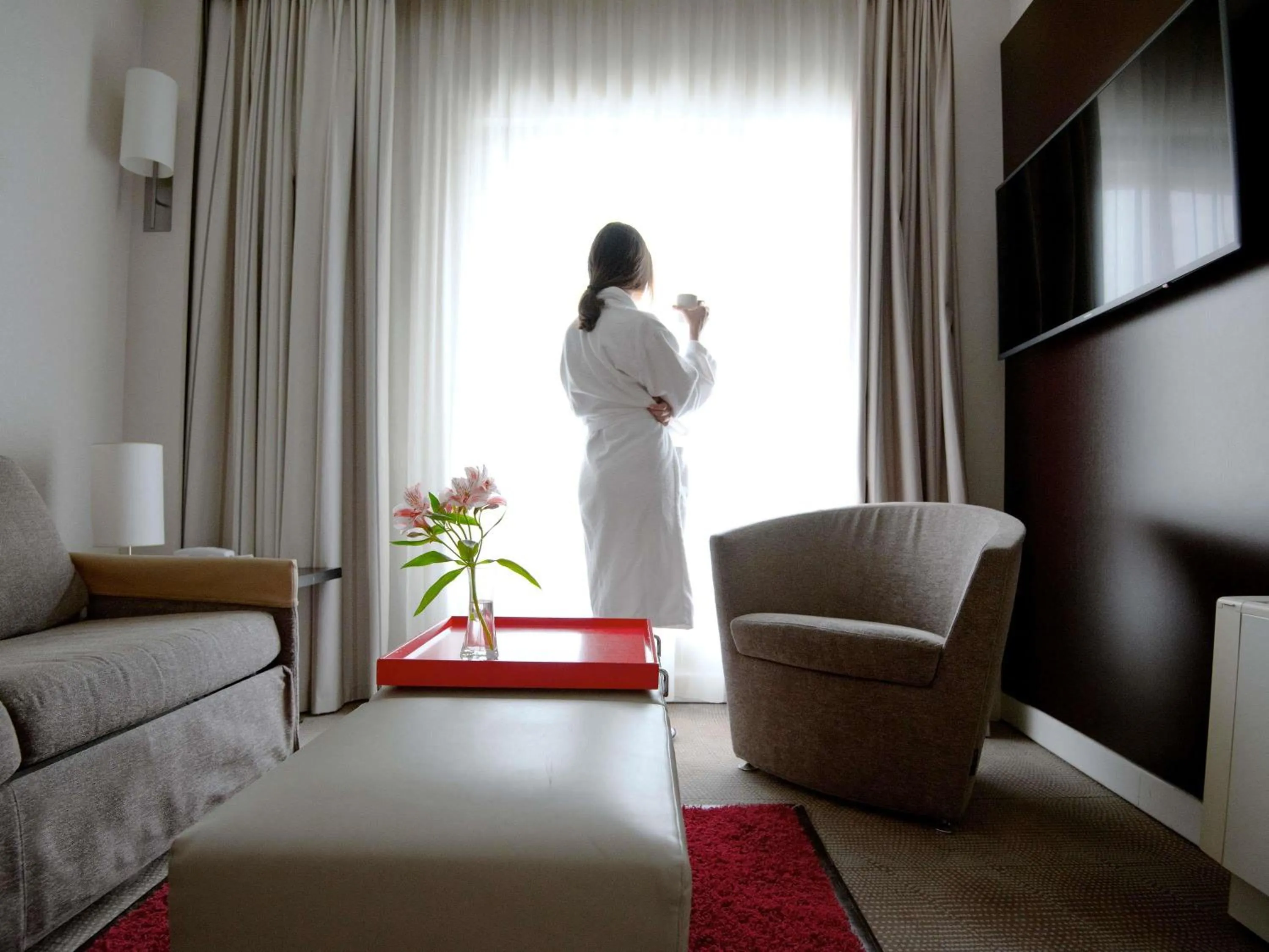 Bedroom in Novotel Athens