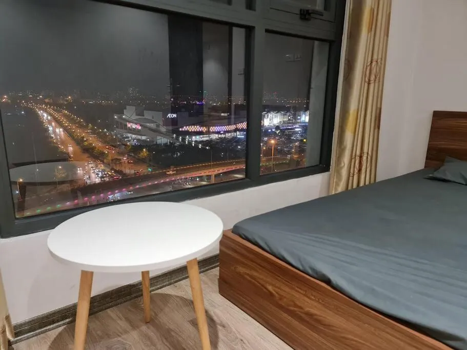 Bed in Căn hộ cao cấp tầng cao đối diện Aeon Mall 2PN/2PT