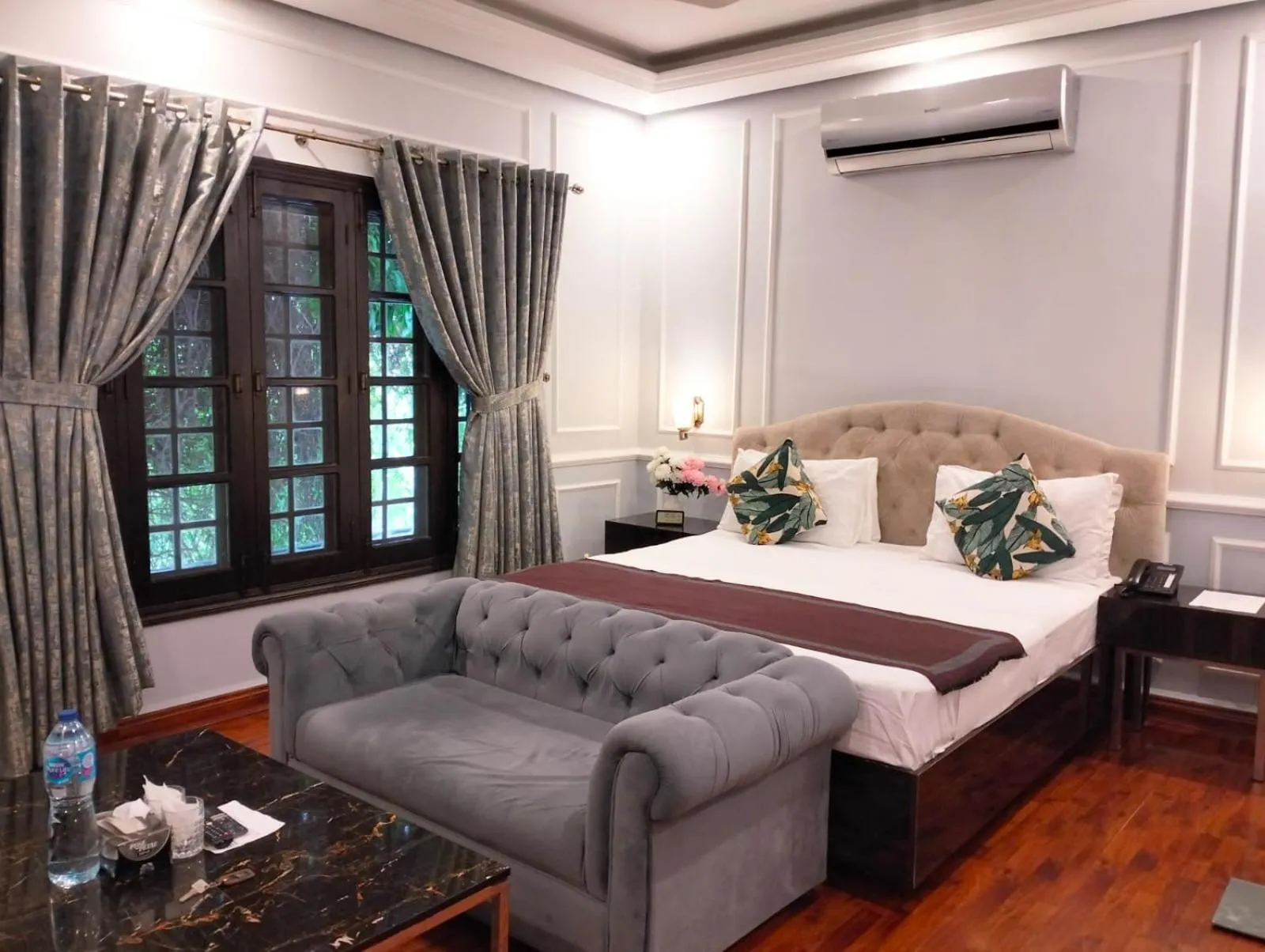 Bedroom, Bed in Riviera Courtyard Guest House Islamabad