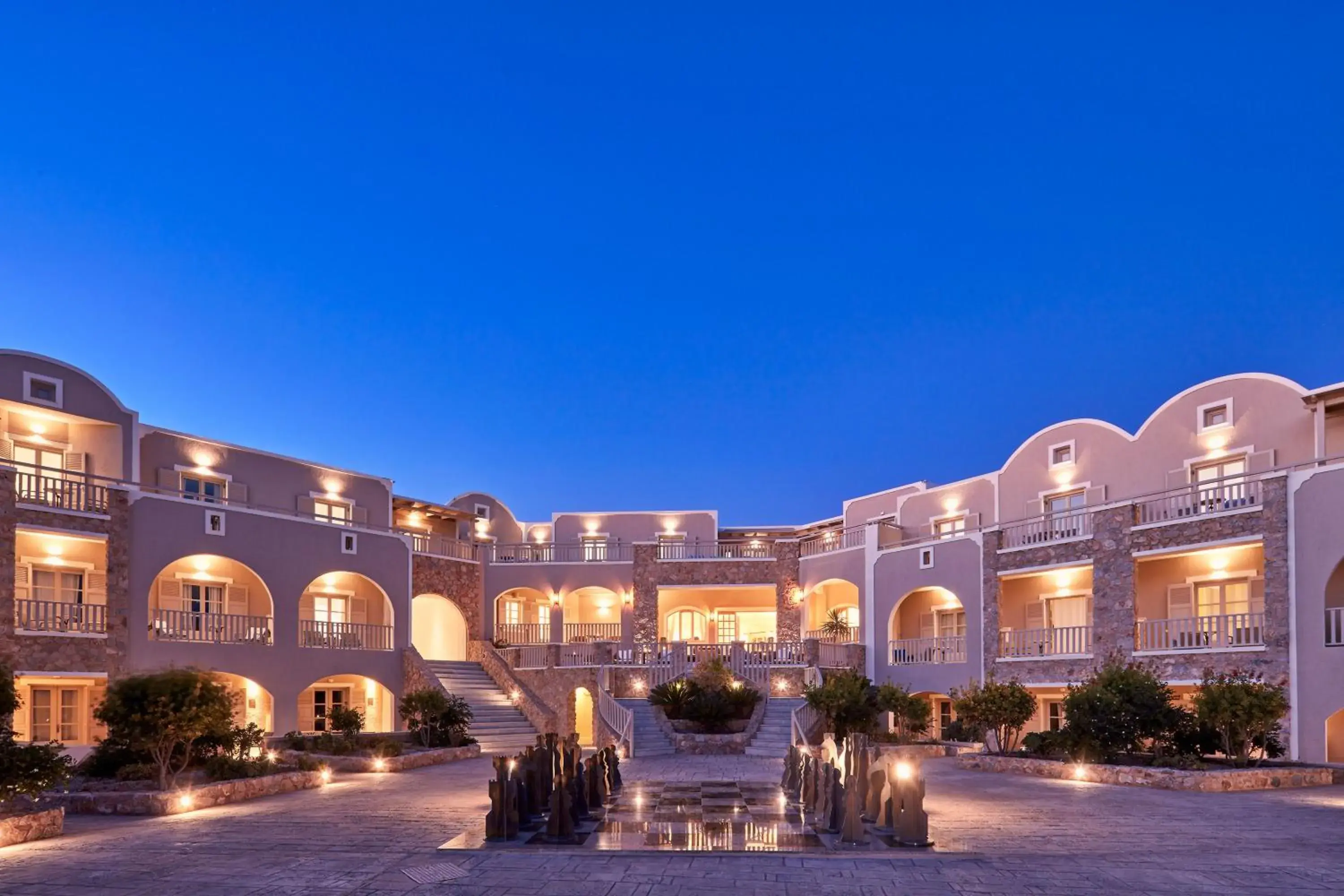 Property building in Santo Miramare Beach Resort Property building in Santo Miramare Beach Resort