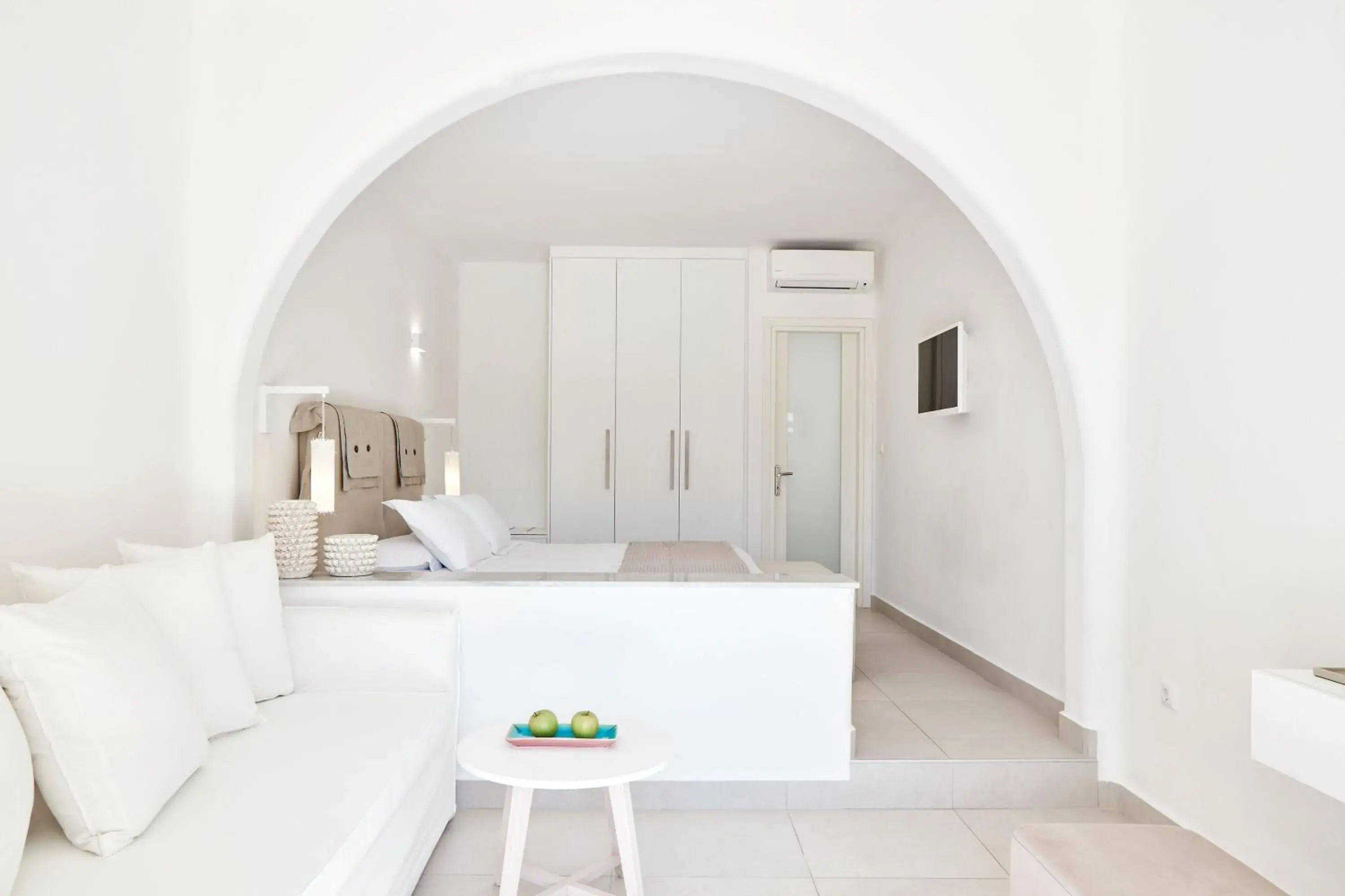 Bedroom, Bed in Santo Miramare Beach Resort Bedroom, Bed in Santo Miramare Beach Resort