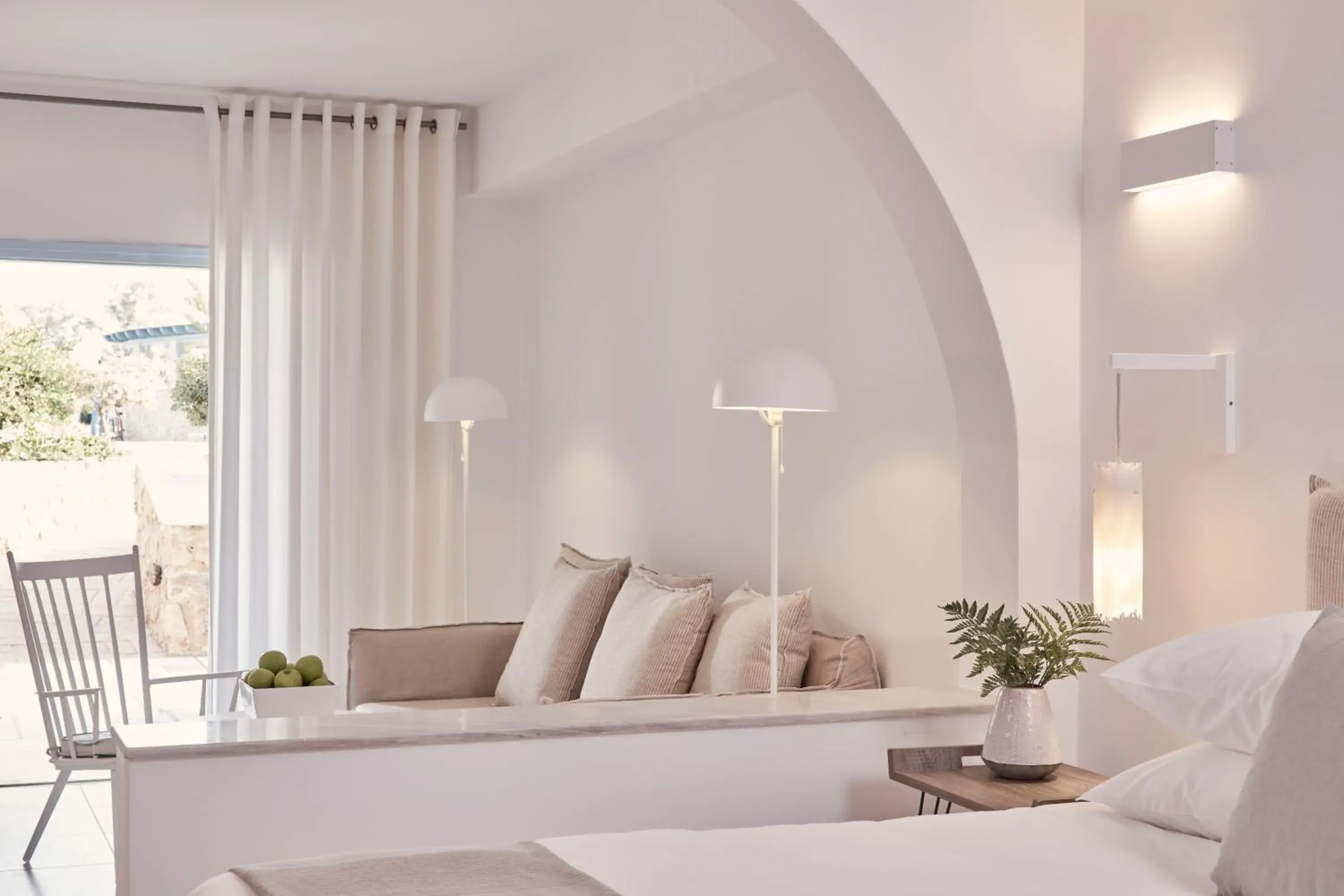 Bedroom, Bed in Santo Miramare Beach Resort Bedroom, Bed in Santo Miramare Beach Resort