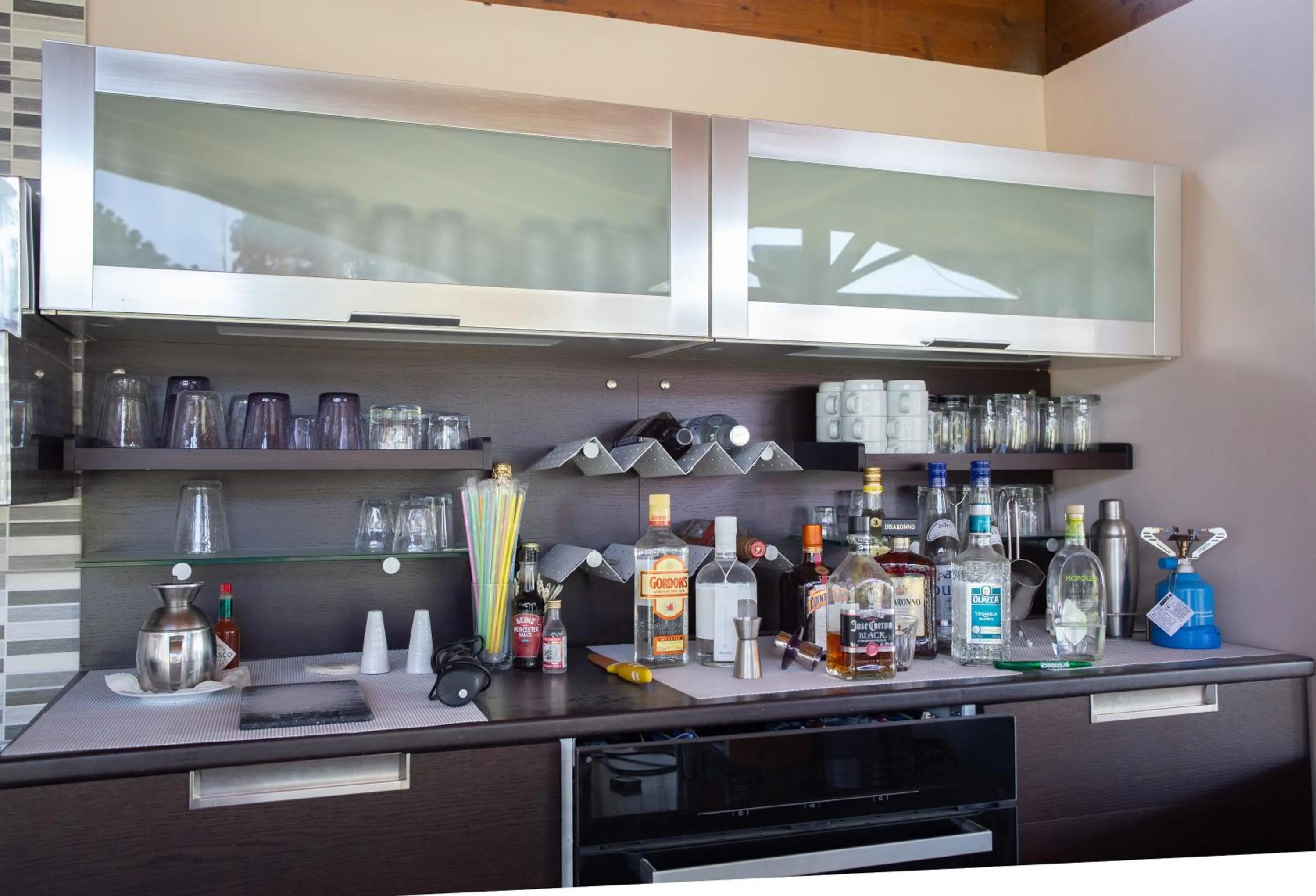 Kitchen or kitchenette in Irida Beach Resort Suites