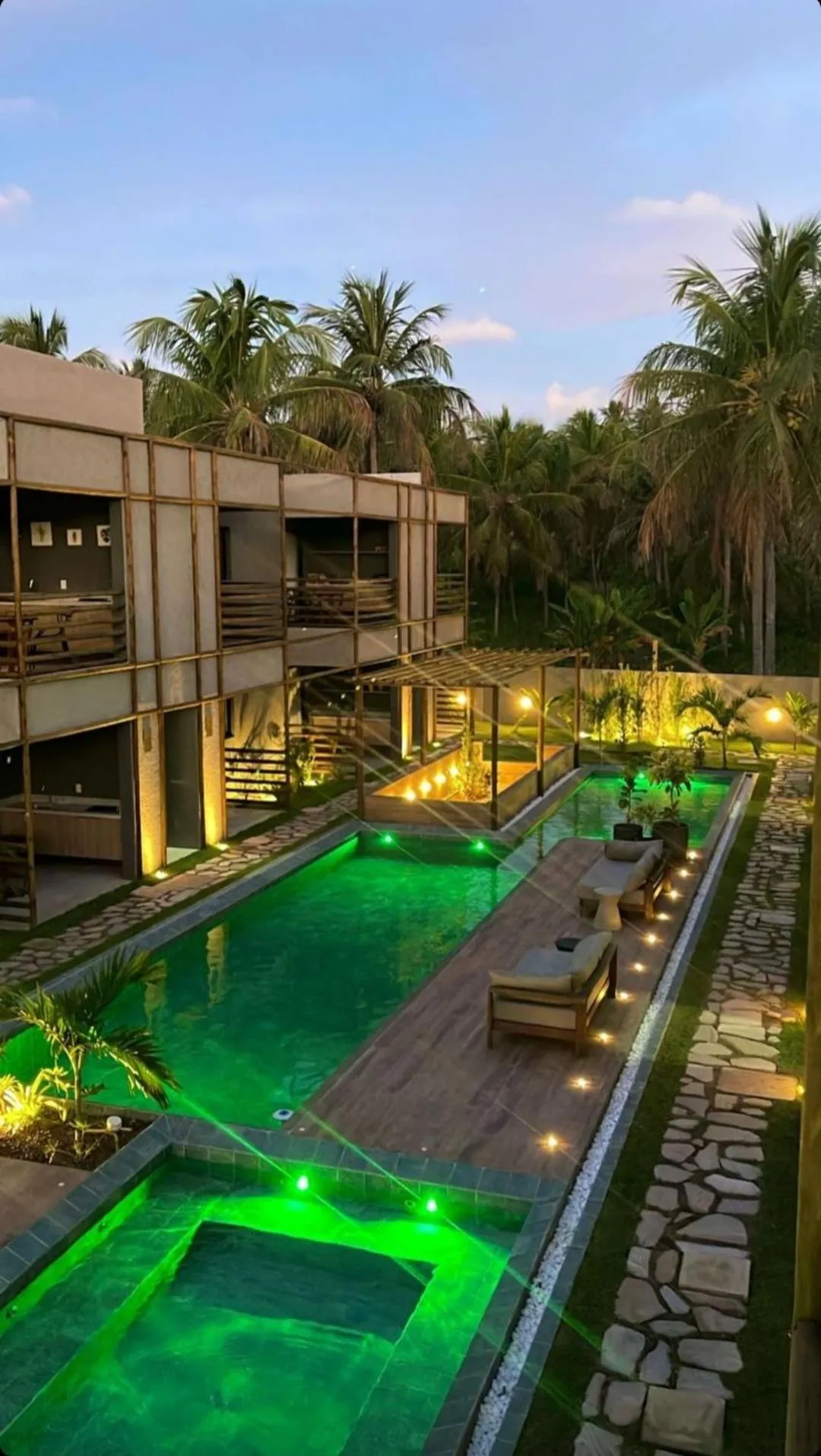 Pool view in KAMBY MILAGRES l Natureza e Conforto