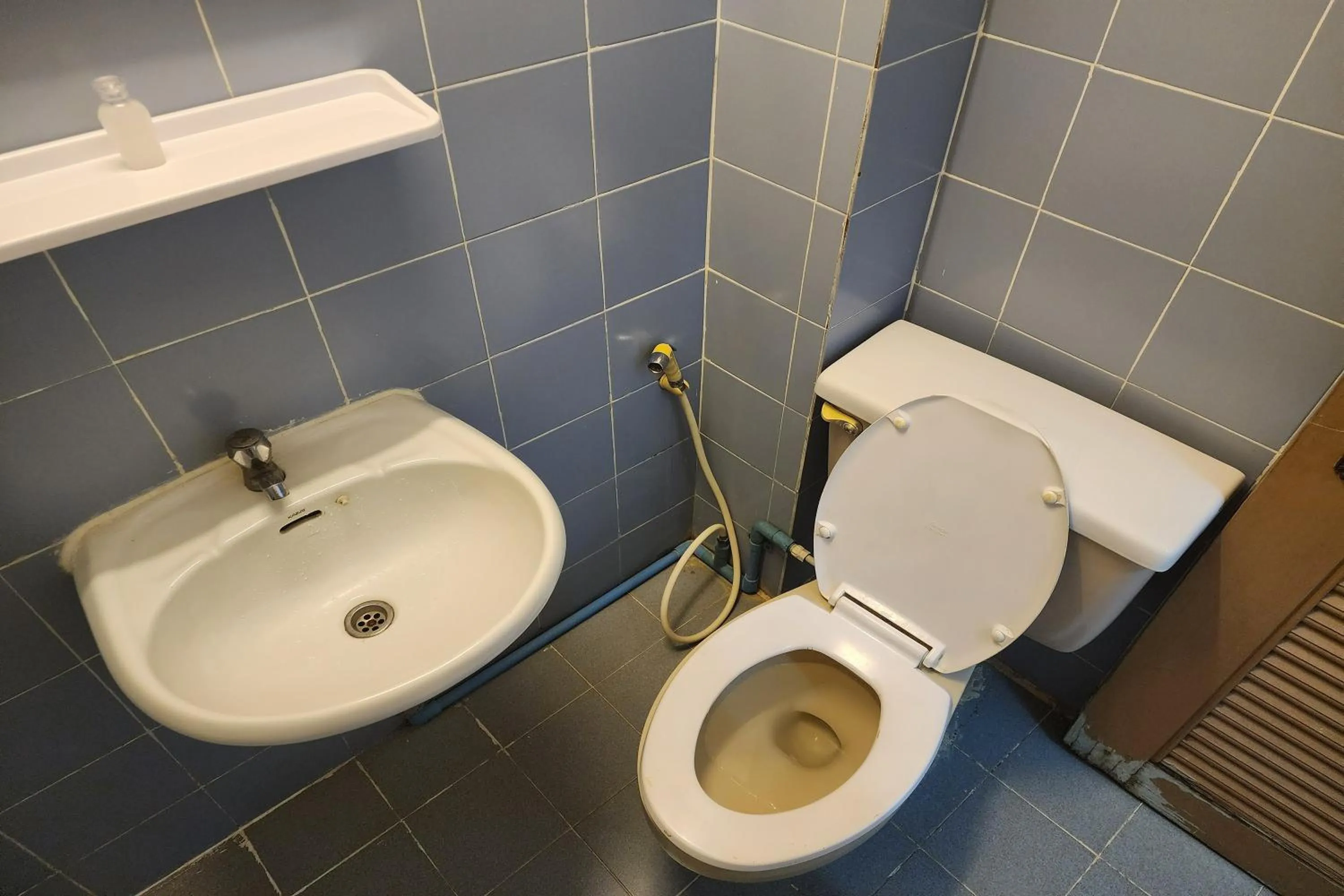 Bathroom in Green Apartment Kaset