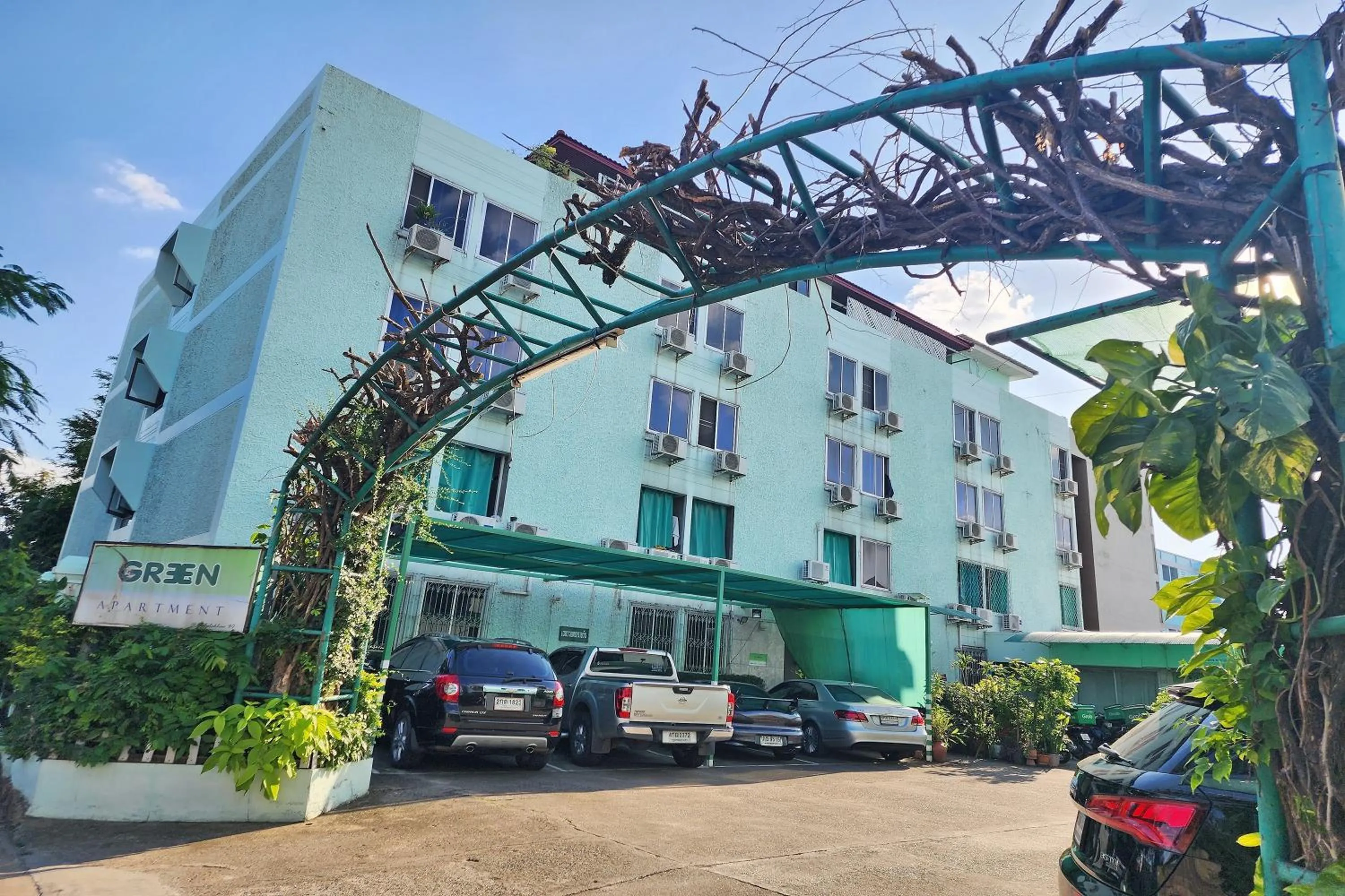 Property building in Green Apartment Kaset