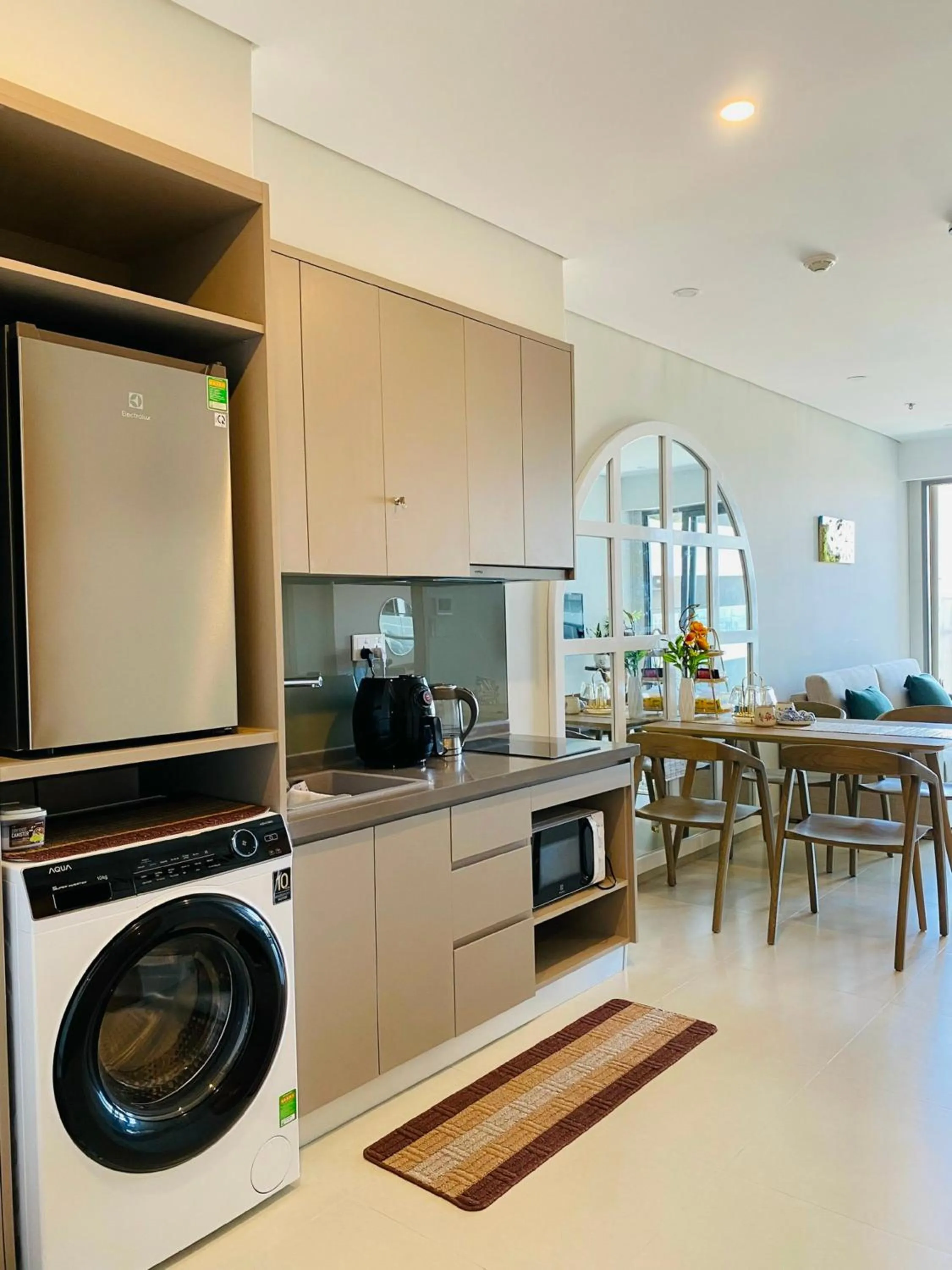 Kitchen or kitchenette in The Sóng Apartment Vũng Tàu - Sophia's House