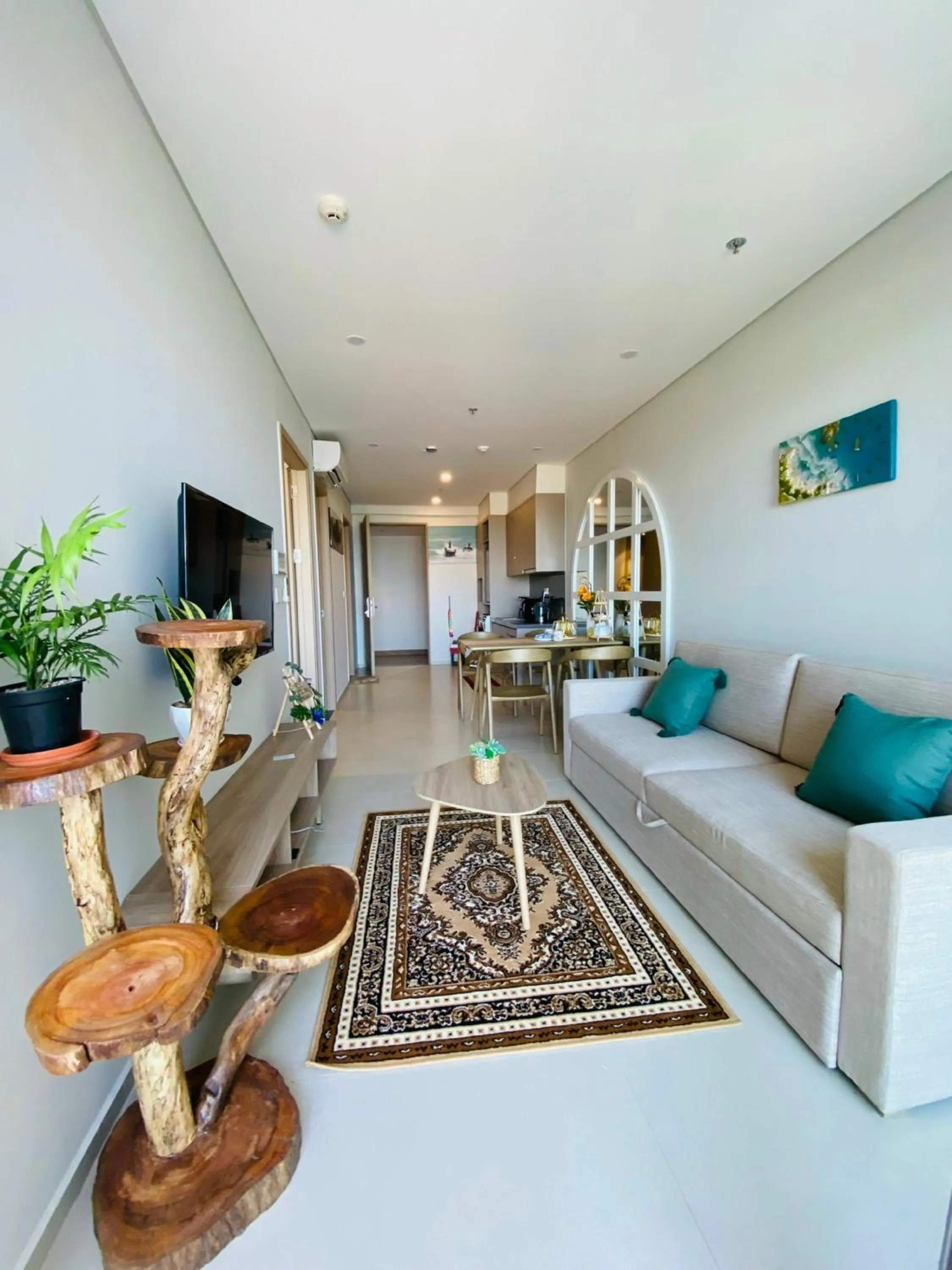 Living room in The Sóng Apartment Vũng Tàu - Sophia's House