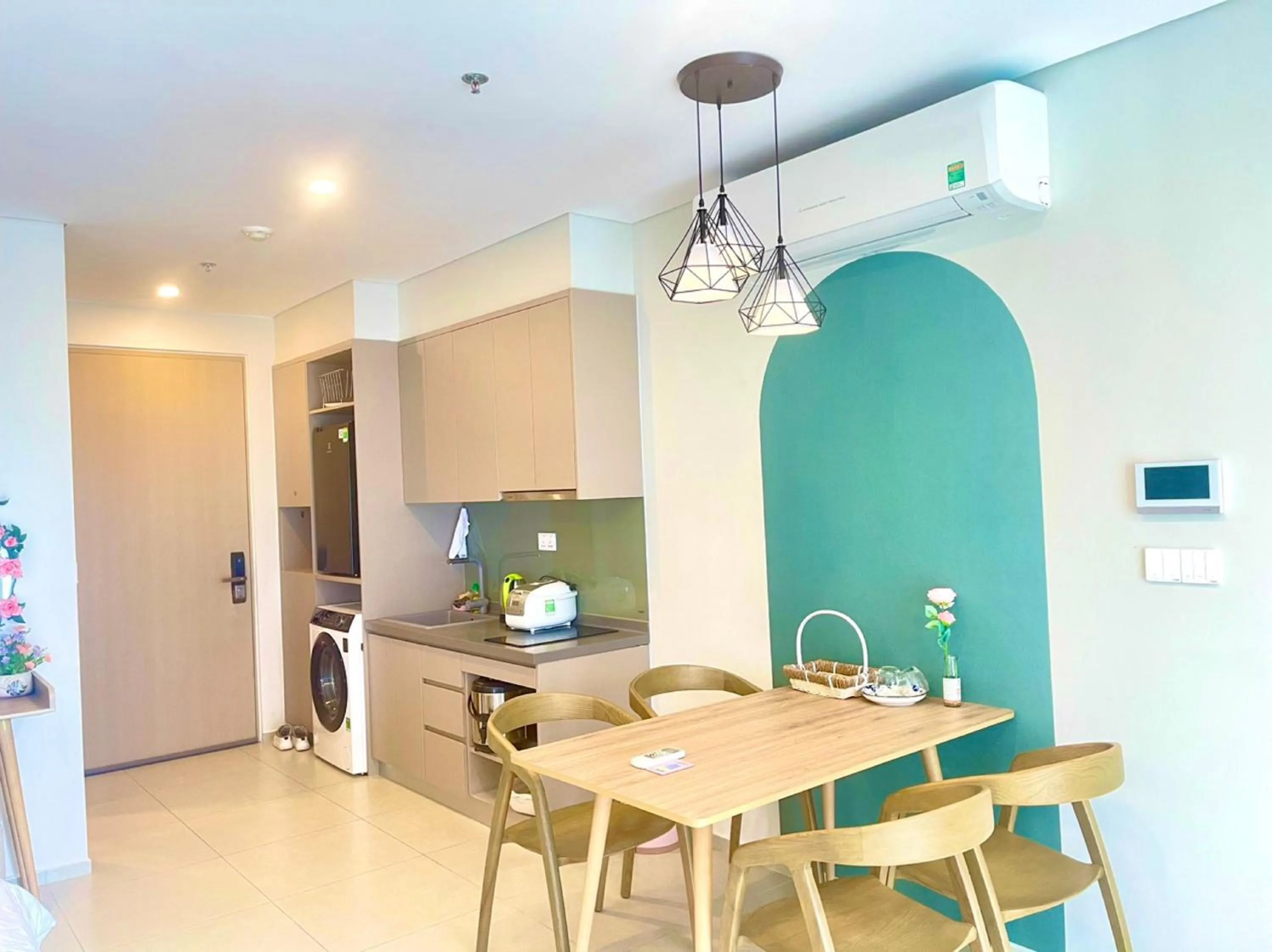 Kitchen or kitchenette in The Sóng Apartment Vũng Tàu - Sophia's House