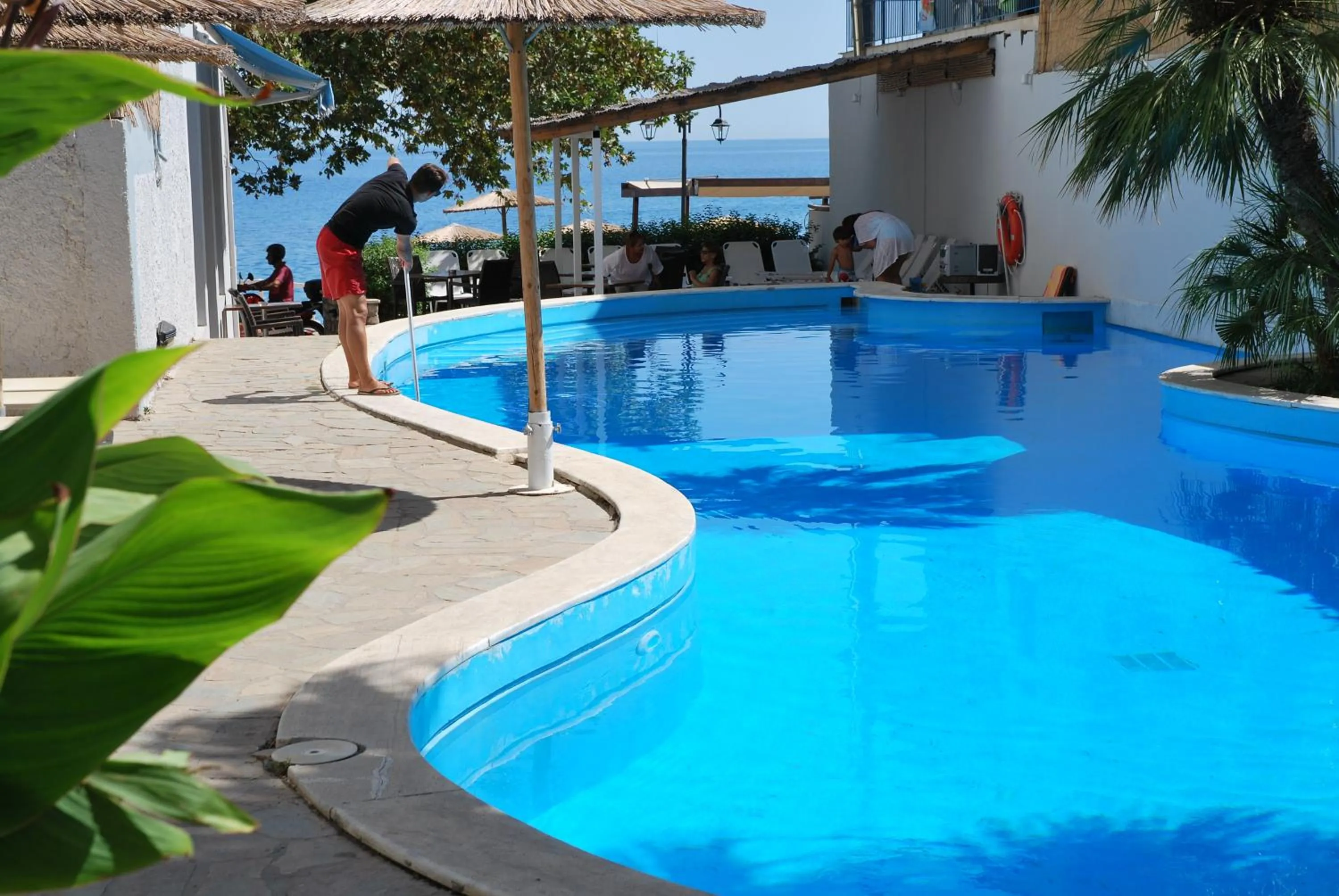 Swimming pool in Hotel Kanelli Beach