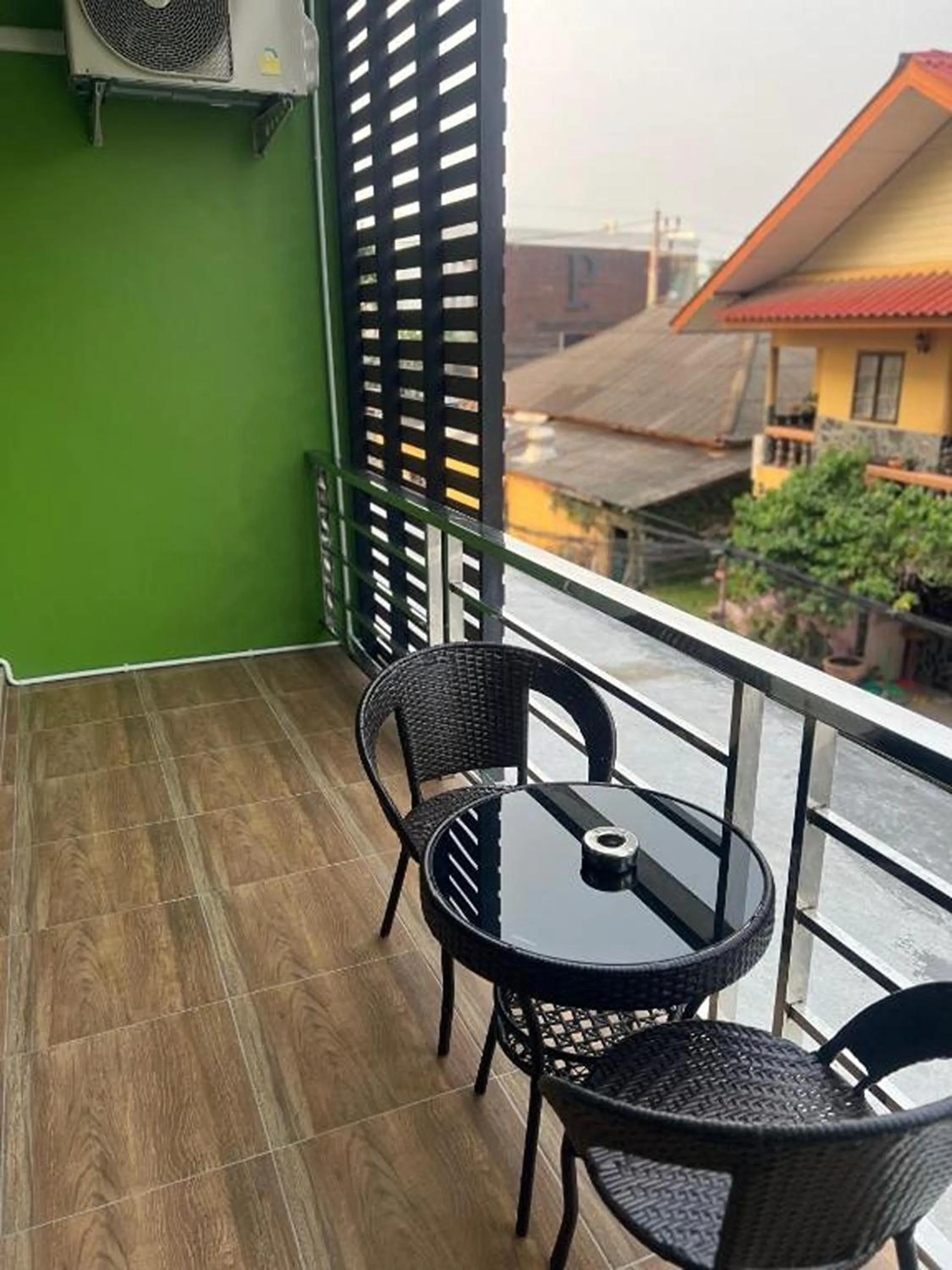 Balcony/Terrace in J & Ariya Hotel Near Samui Airport and Koh Phangan Pier