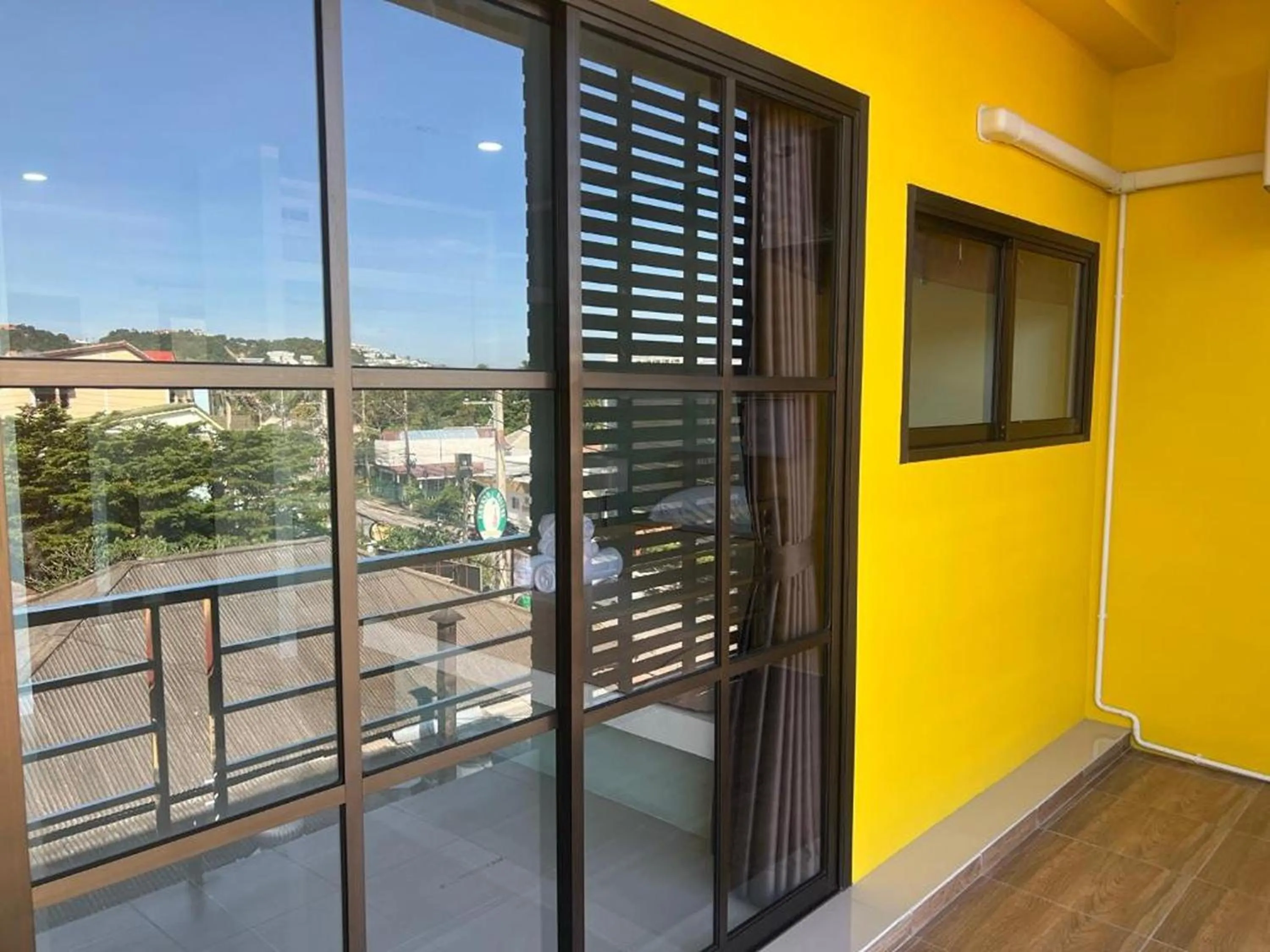 Balcony/Terrace in J & Ariya Hotel Near Samui Airport and Koh Phangan Pier