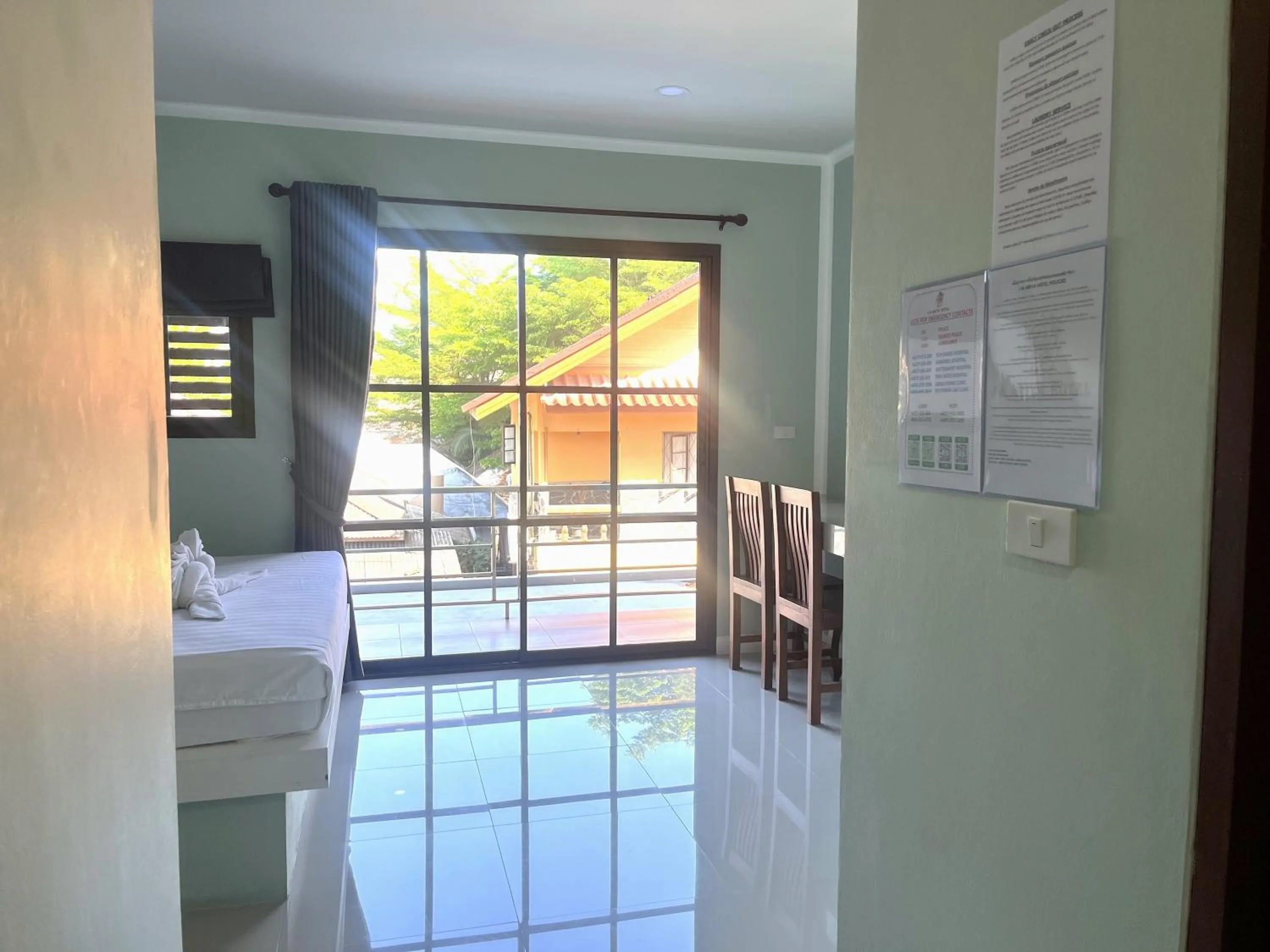 Bedroom, Bed in J & Ariya Hotel Near Samui Airport and Koh Phangan Pier