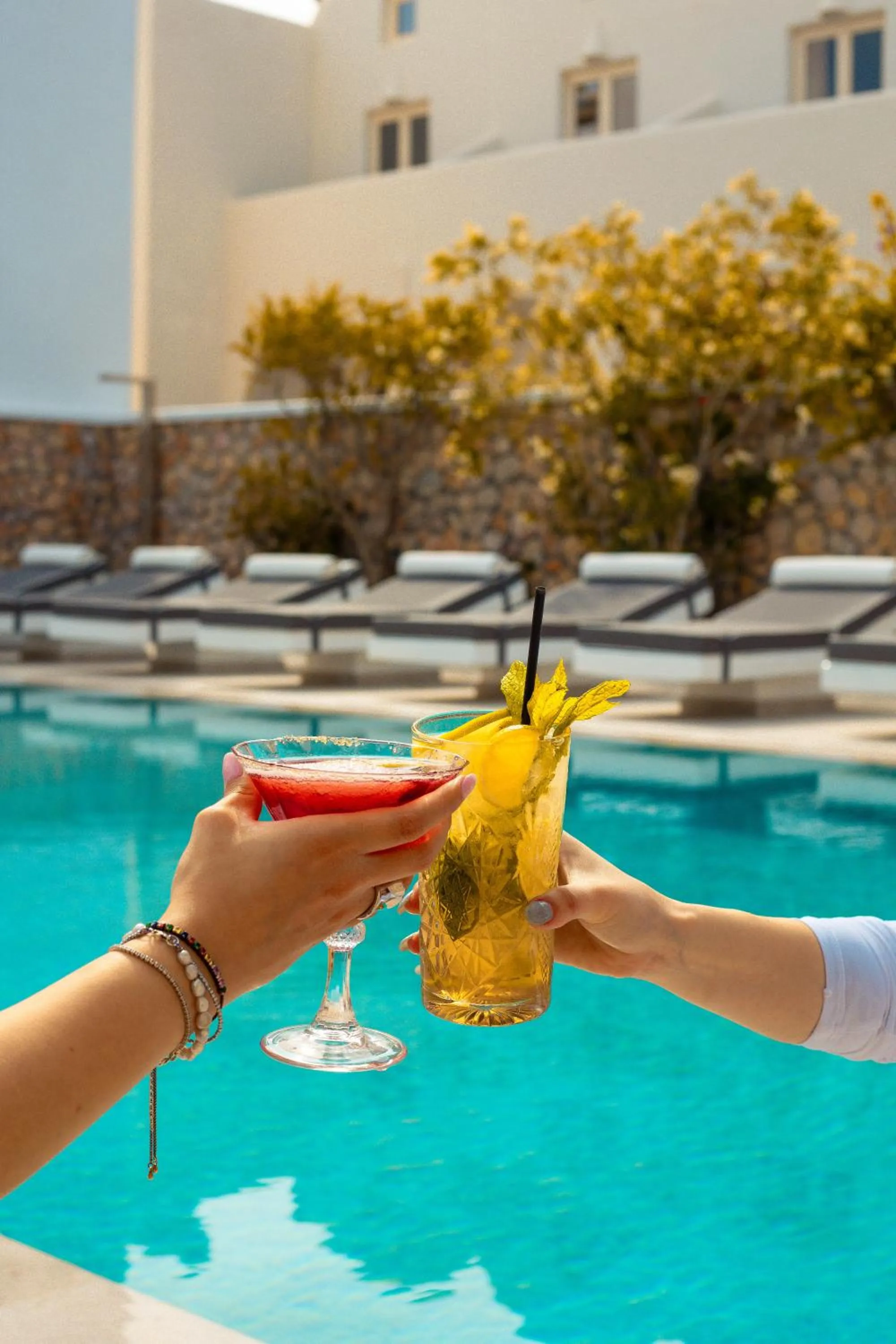 Swimming pool in Sellada Beach