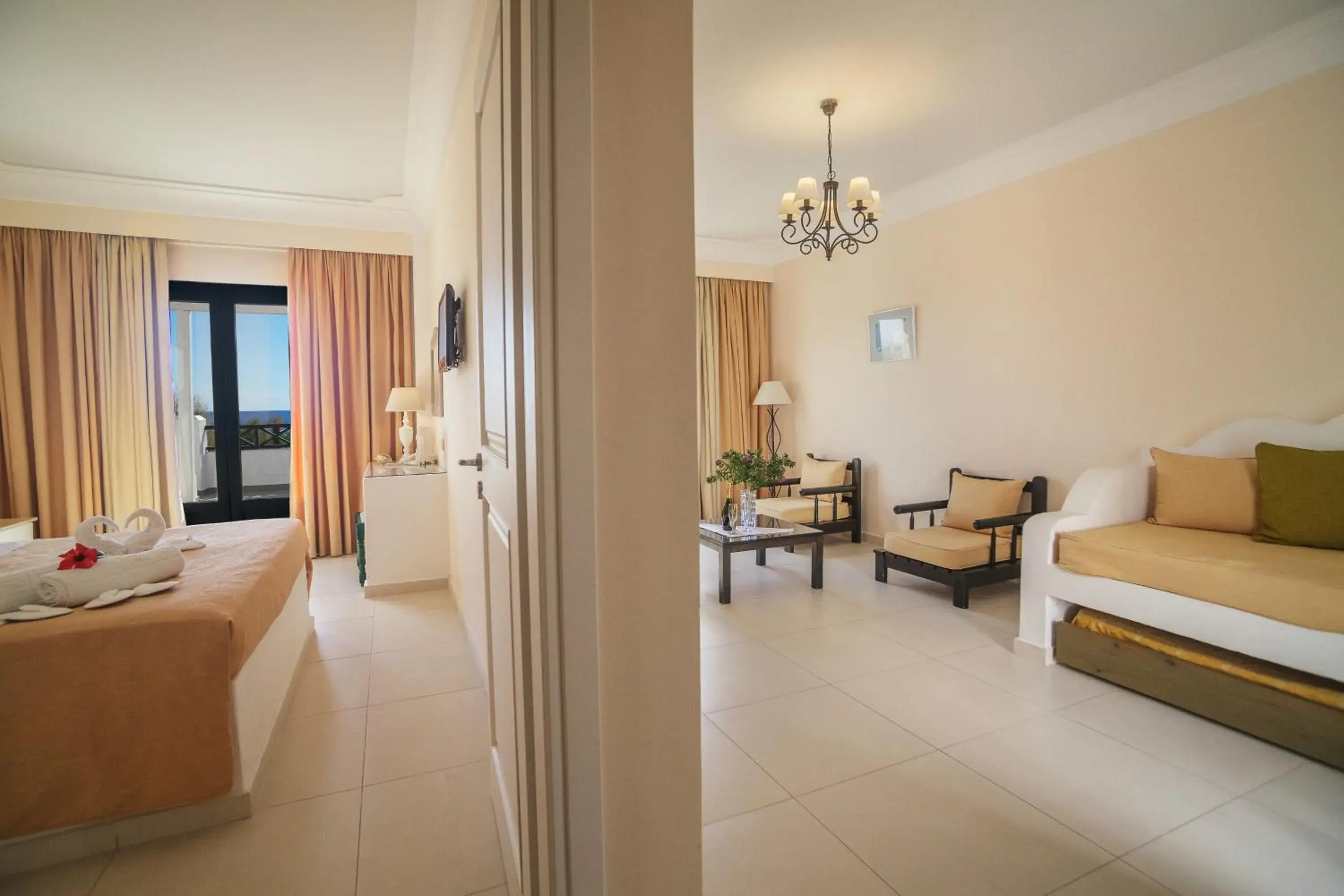 Living room, Bed in Sellada Beach Living room, Bed in Sellada Beach