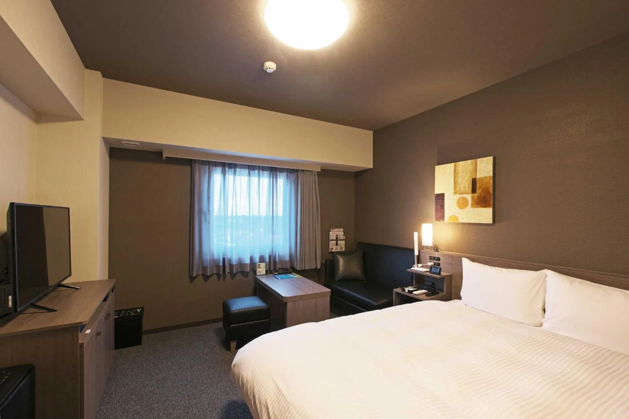 Photo of the whole room, Bed in Hotel Route Inn Choshi Eki Nishi